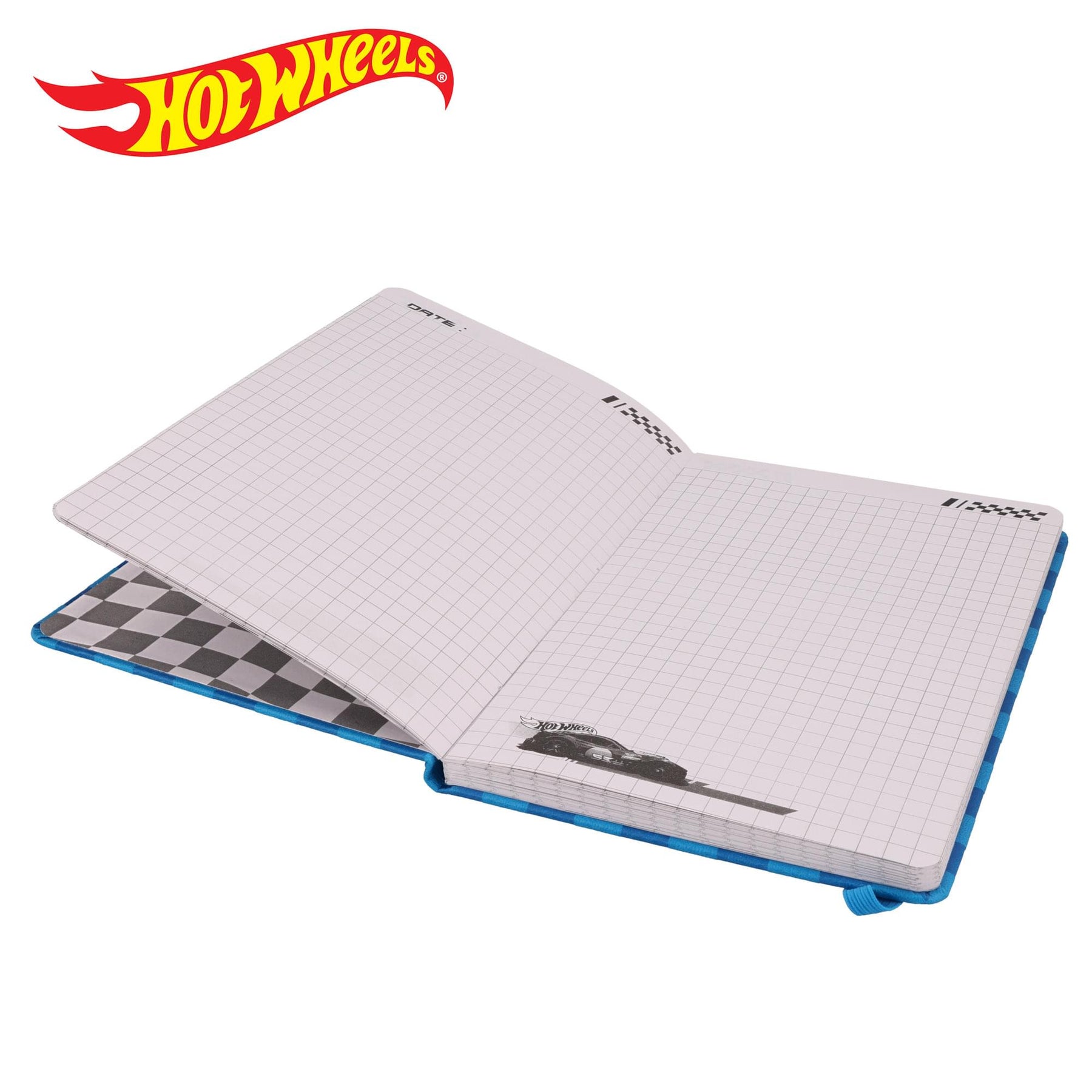 Hot Wheels 80-Page Vegan Leather Notebook | 5 x 8 Inches