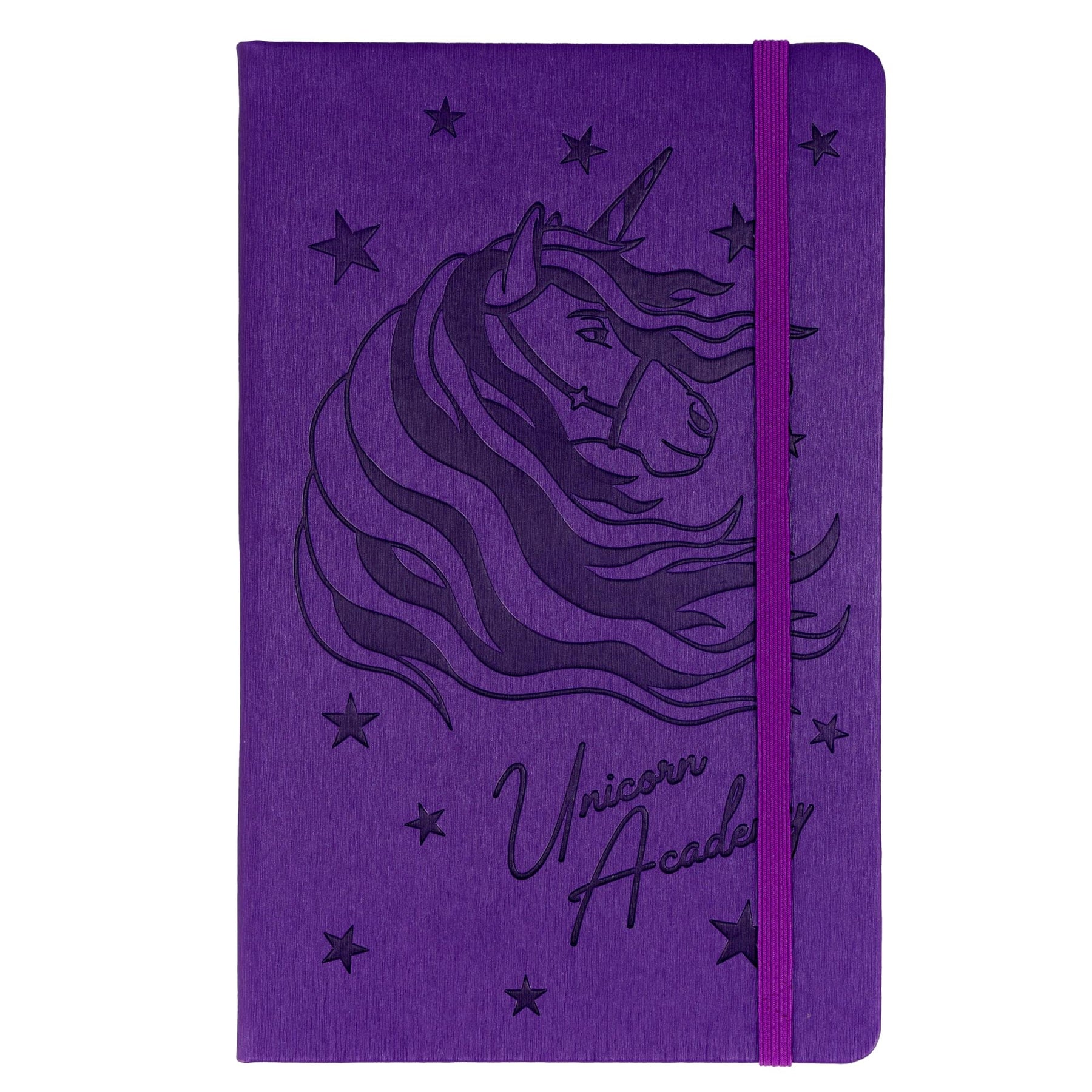 Unicorn Academy 80-Page Vegan Leather Notebook | 5 x 8 Inches