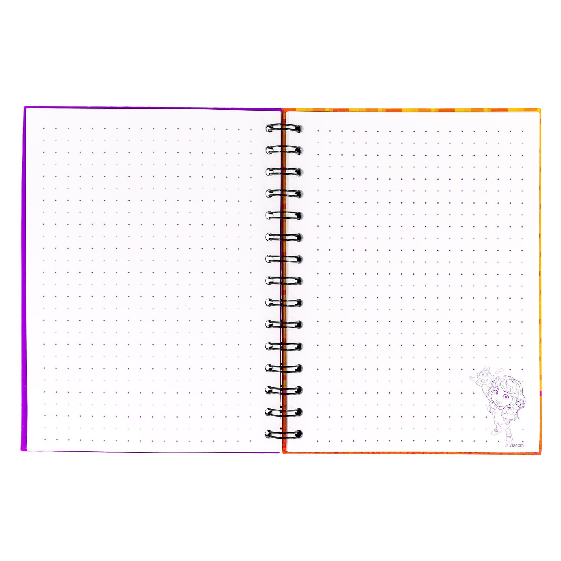 Nickelodeon Dora The Explorer Notebook With Pop Charms and 160 Dotted Sheets