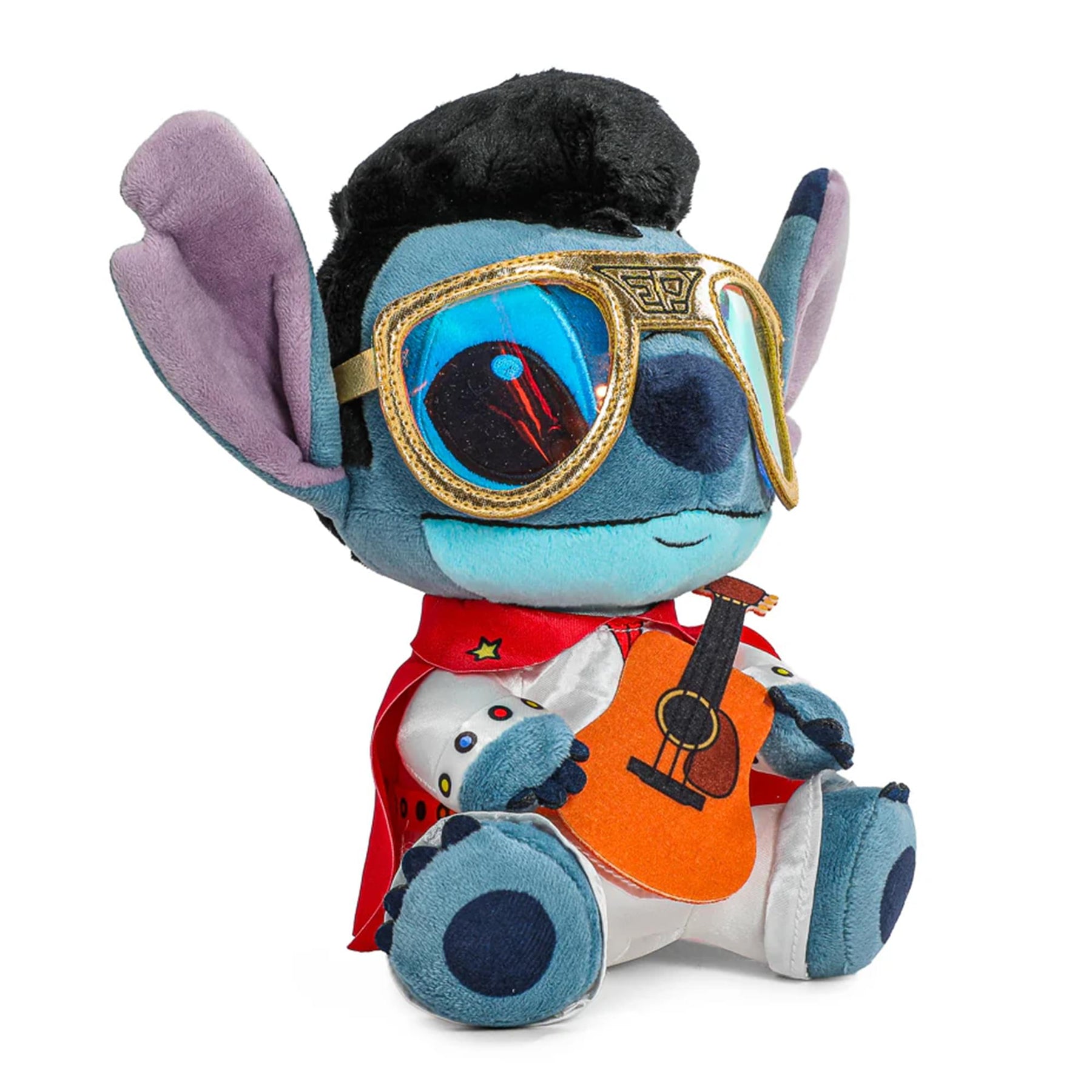 Disney Lilo & Stitch 9 Inch Elvis Stitch Plush | White Jumpsuit
