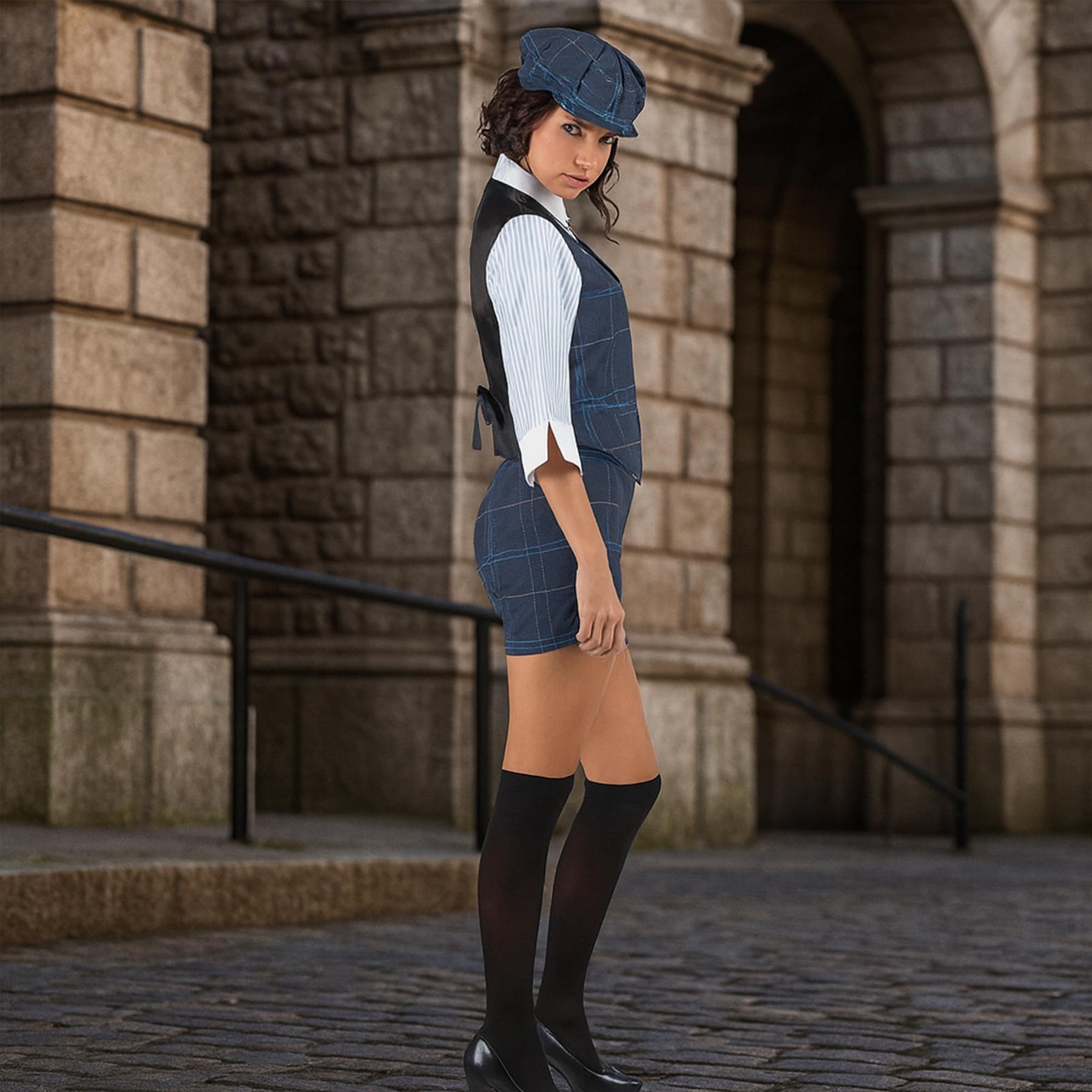 Irish Gangster Adult Female Costume