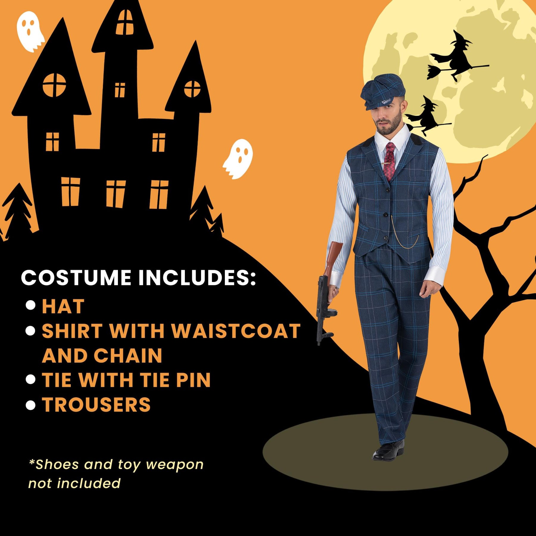 Irish Gangster Adult Male Costume