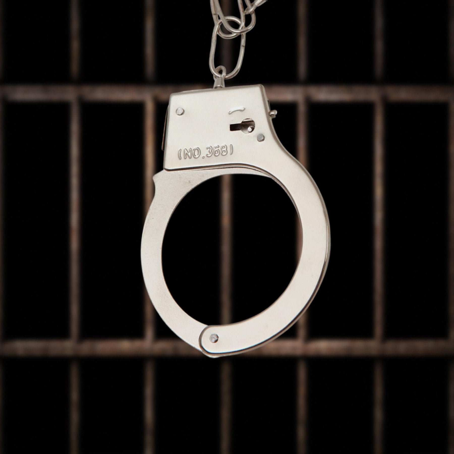 Metal Handcuffs Costume Accessory | One Size