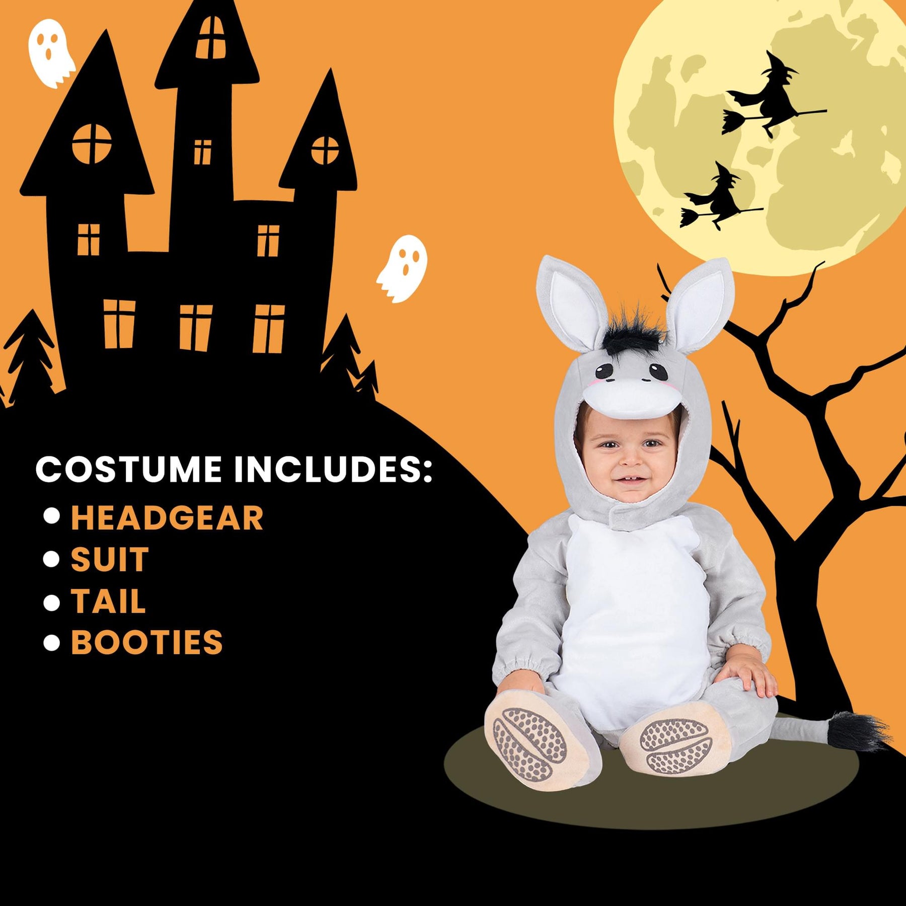 Baby Donkey Infant Costume