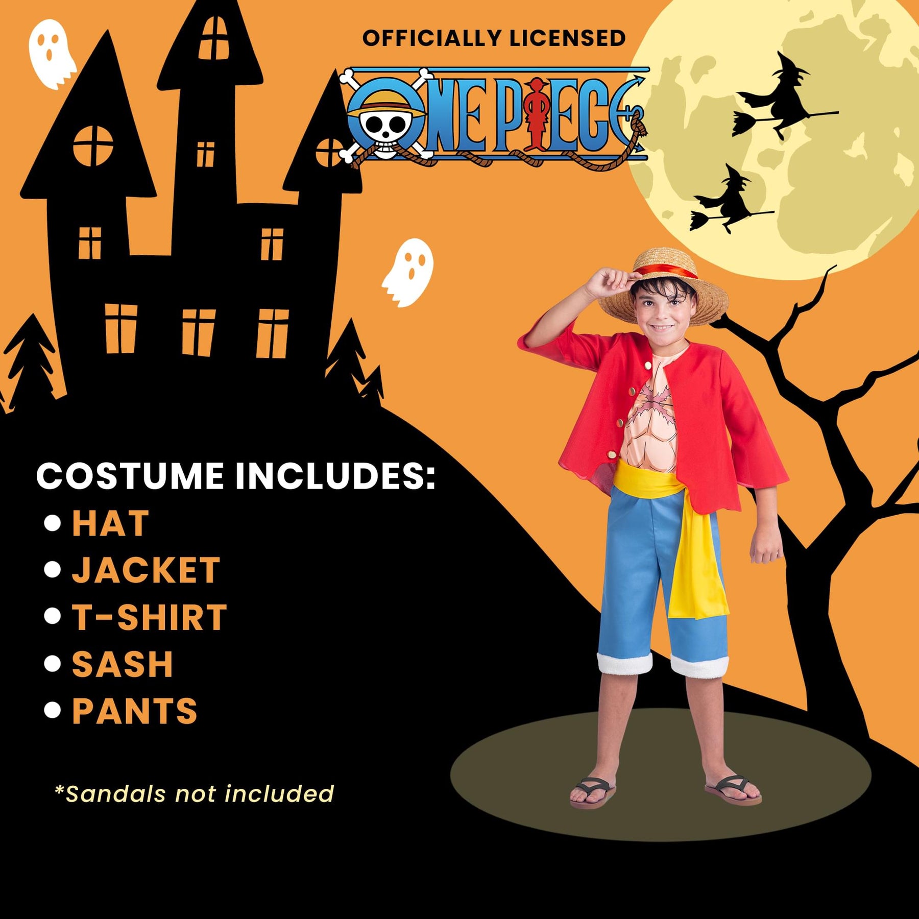 One Piece Luffy Child Costume