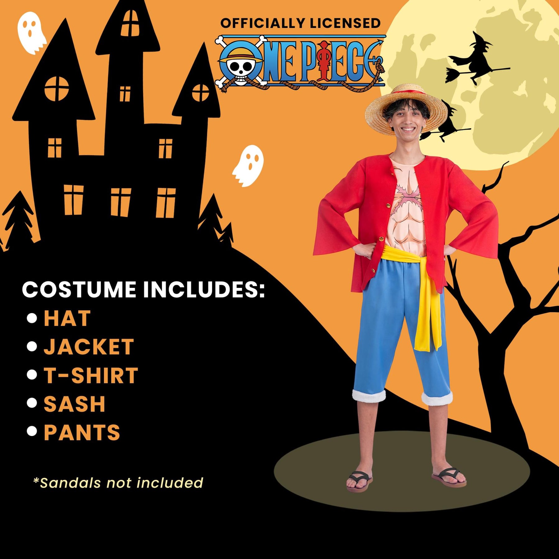One Piece Luffy Adult Costume