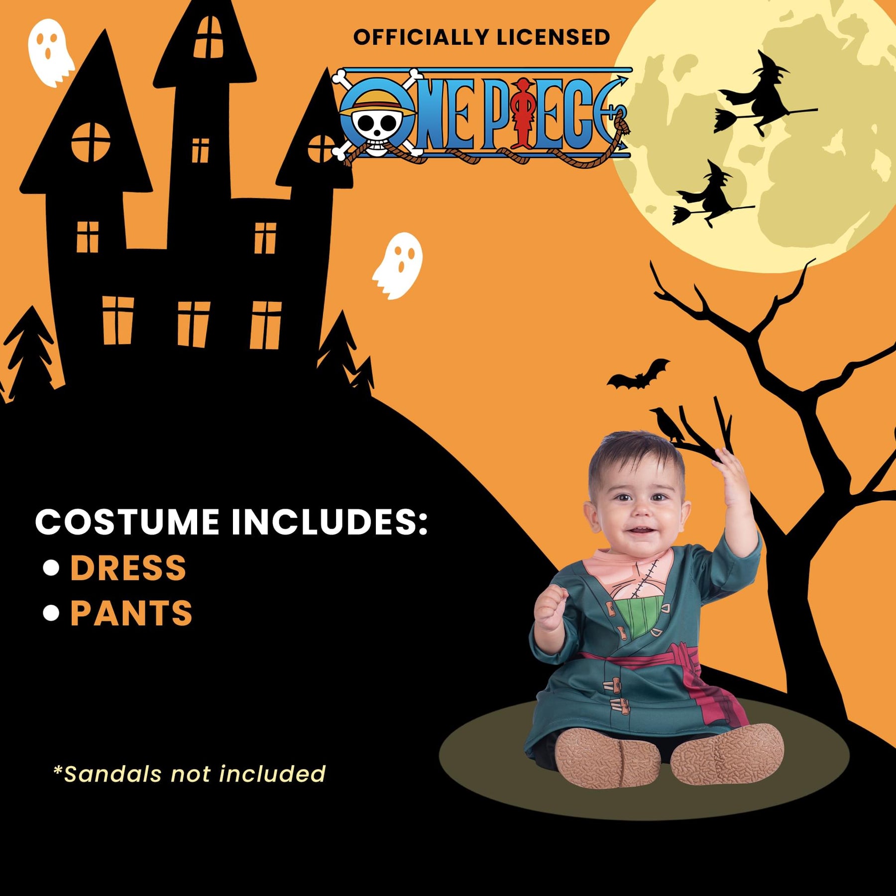 One Piece Roronoa Zoro Child Costume