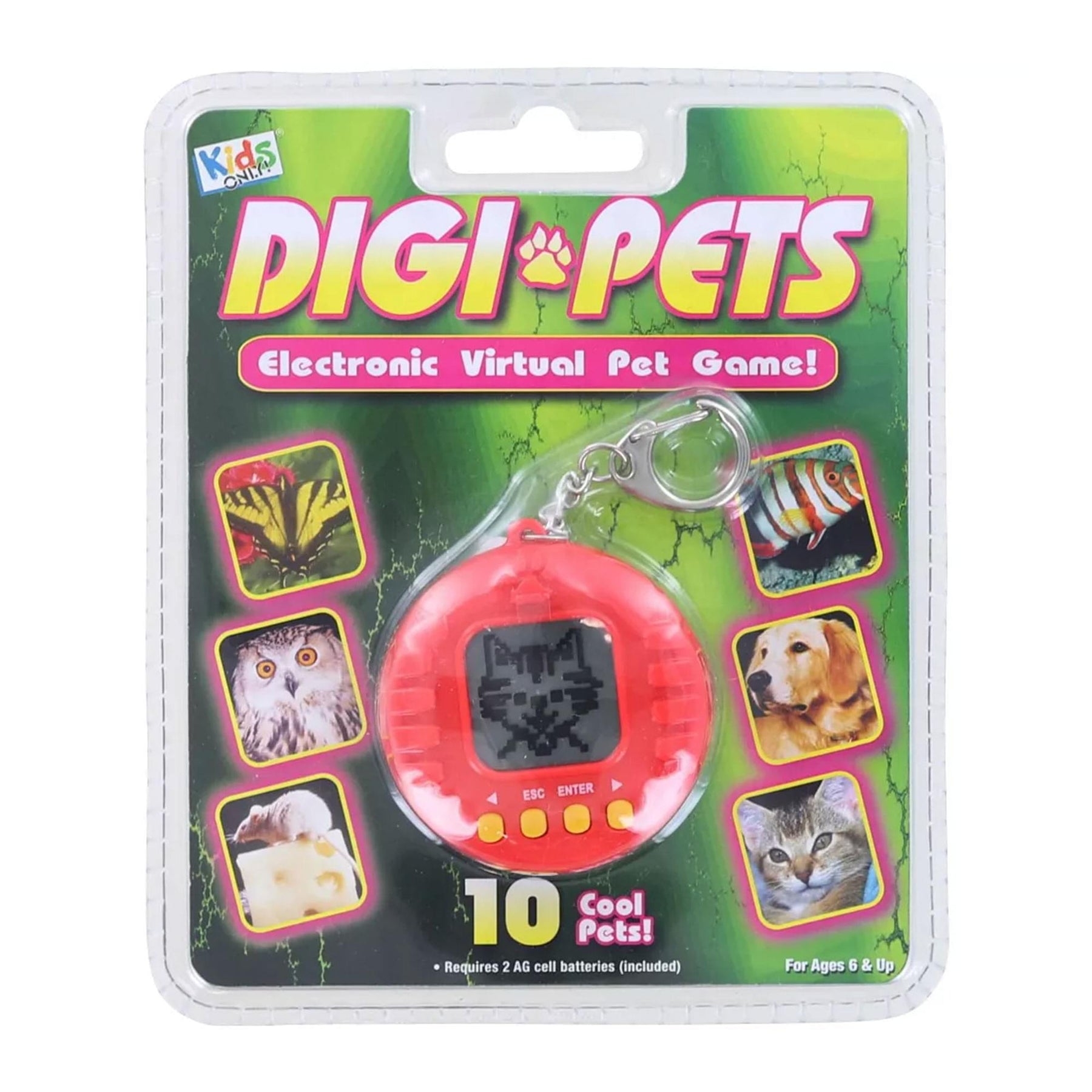 Digi Pets Electronic Virtual Pet Game | Red