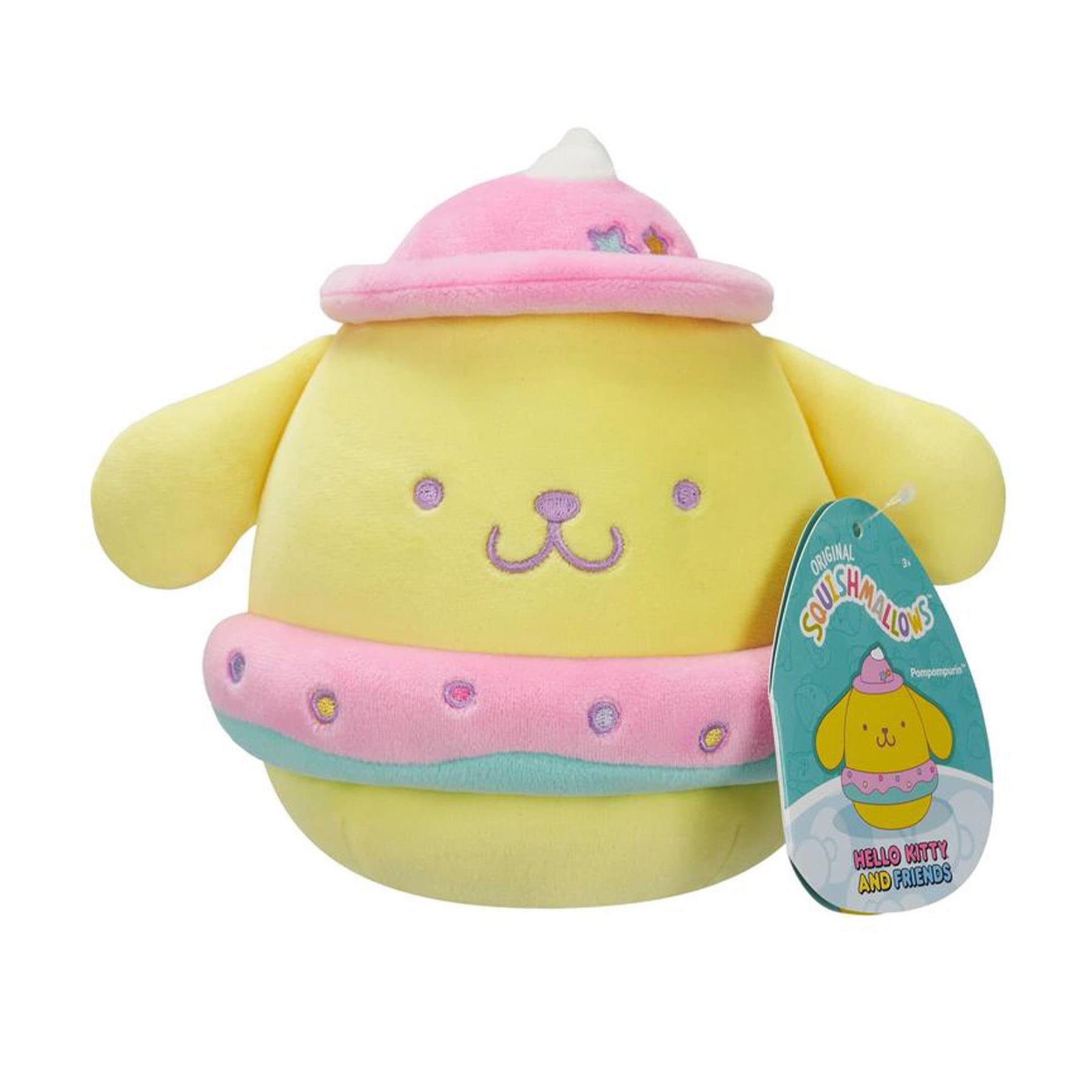 Hello Kitty Dreamland 8 Inch Squishmallow Plush | Pompompurin