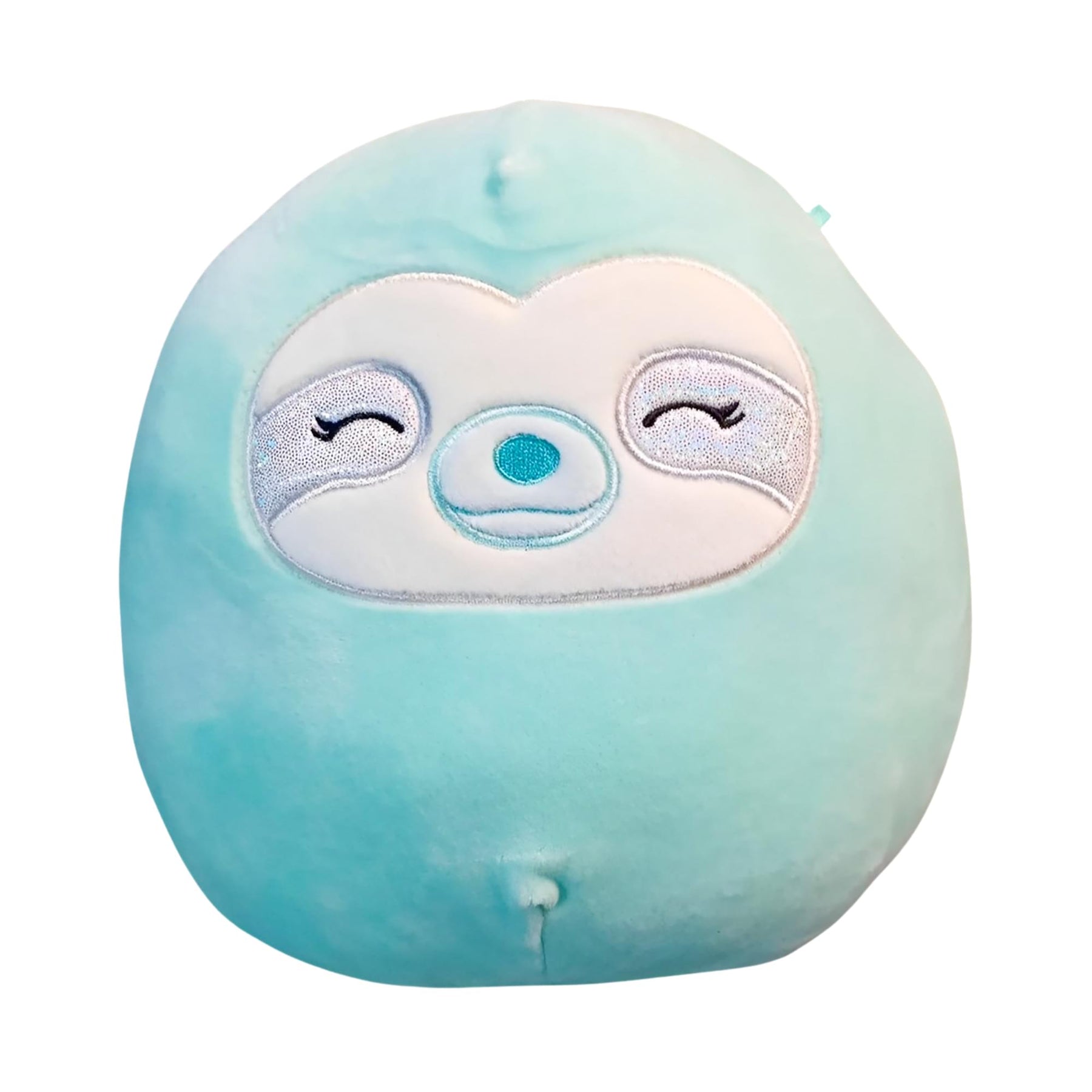 Squishmallow 8 Inch Plush | Aqua the Sleepy Eye Blue Sloth