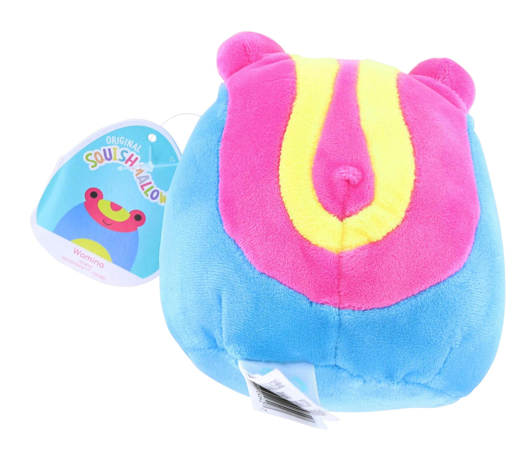 Squishmallows 5 Inch Blacklight Plush | Wamina the Blue Frog
