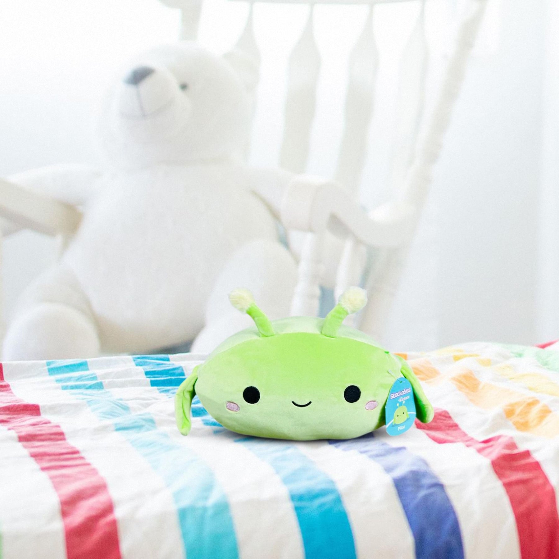 Squishmallow 8 Inch Stackable Plush | Pilar The Grasshopper