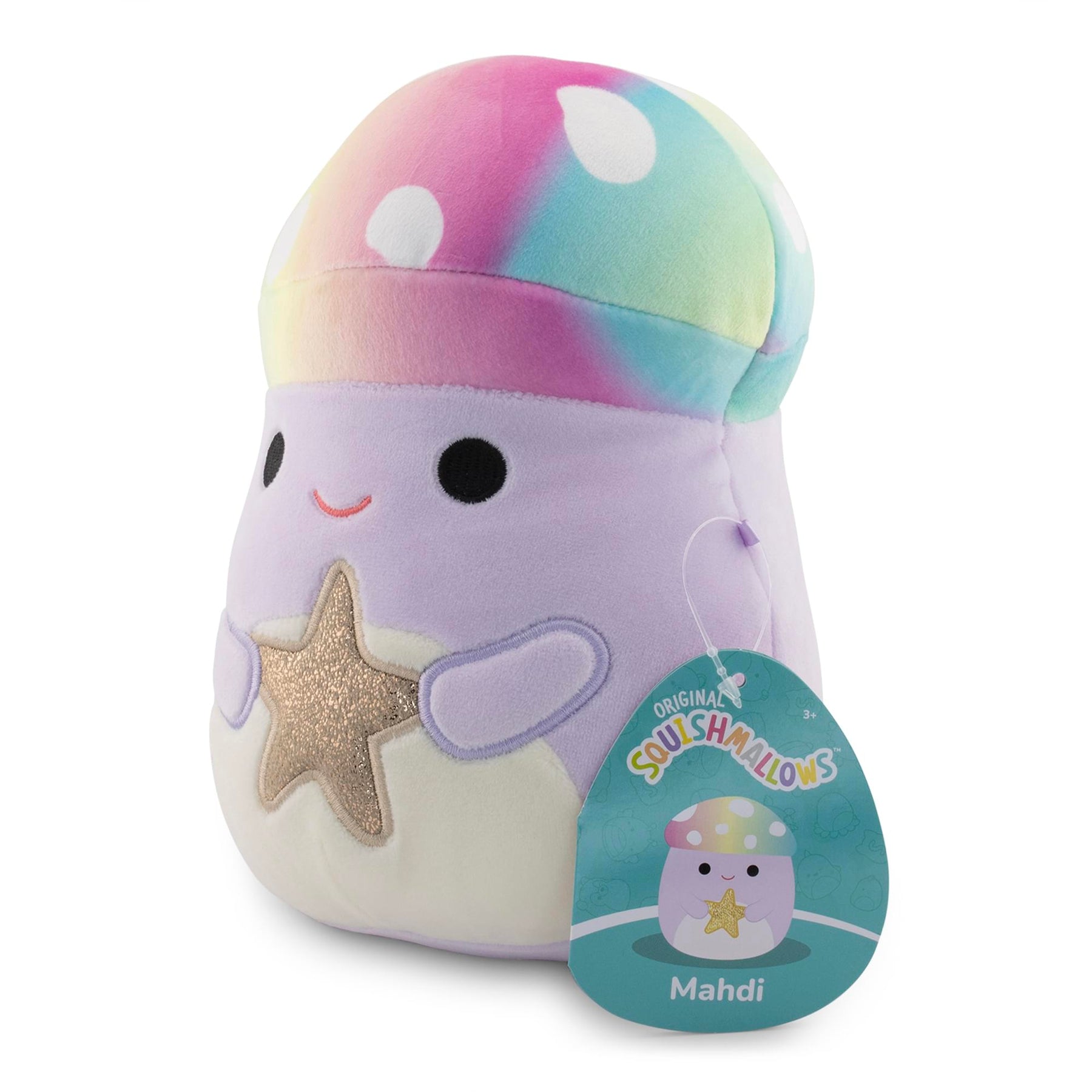 Squishmallows 8 Inch Plush | Mahdi The Mushroom With Star