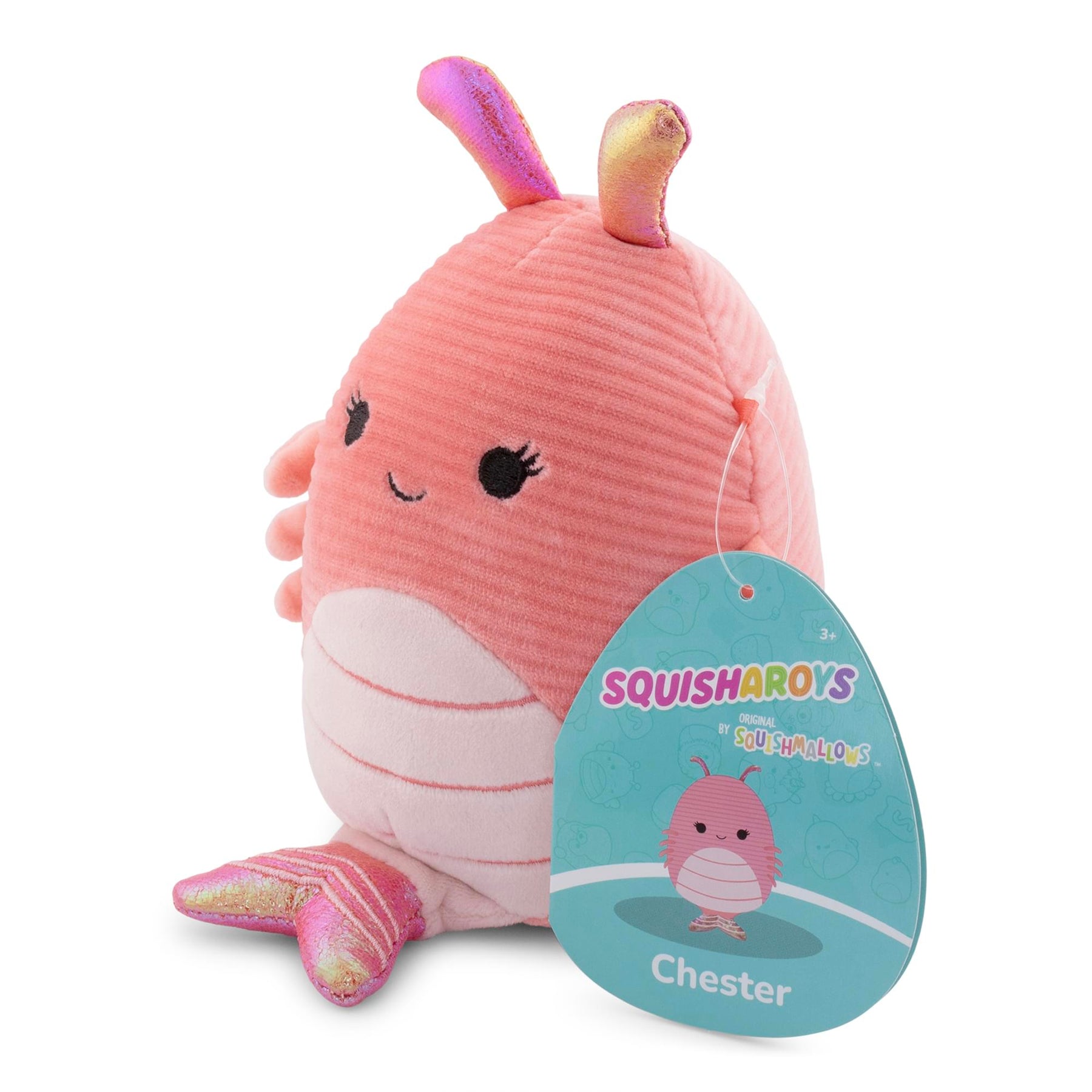 Squishmallows 5 Inch Squisharoy Plush | Chester The Shrimp