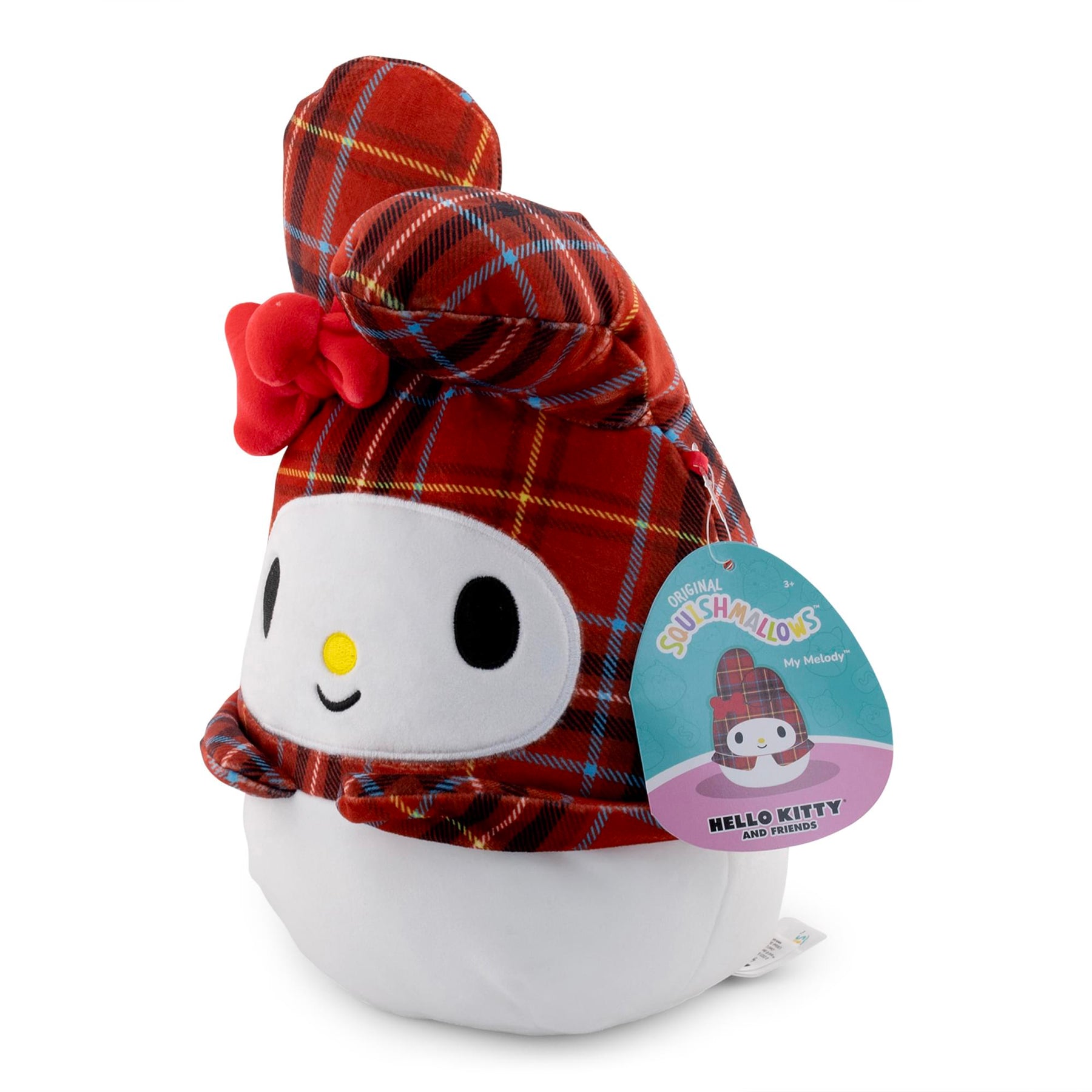 Sanrio Squishmallows 8 Inch Plush | Plaid My Melody