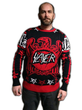 Slayer Eagle Swords Adult Christmas Sweater