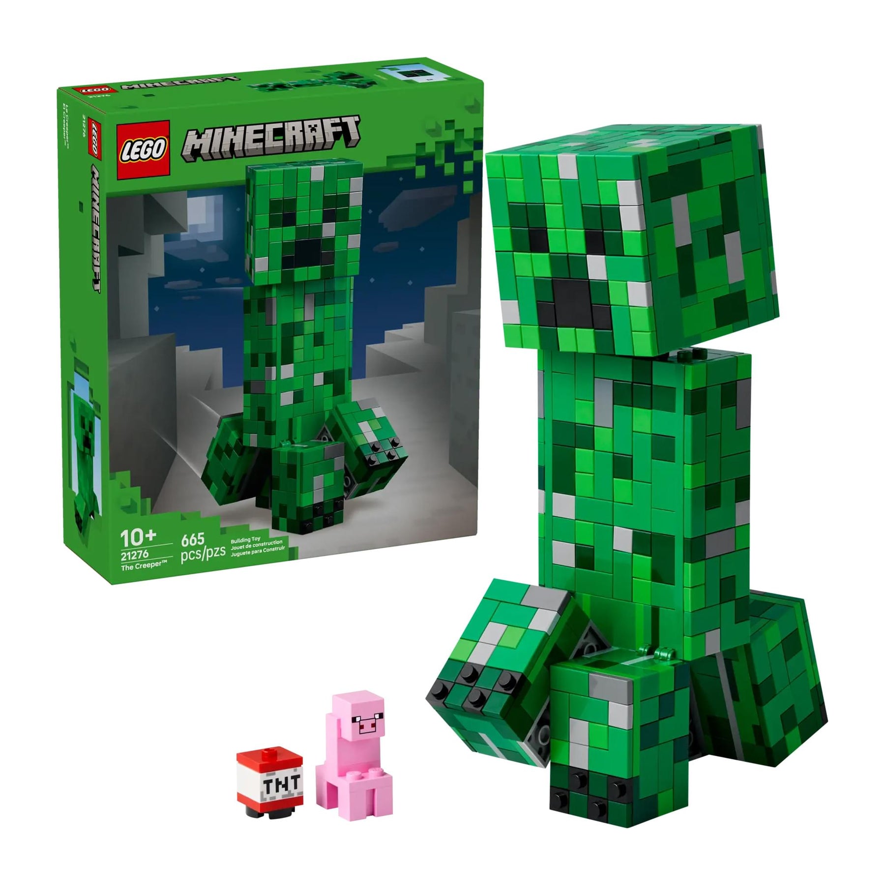 Minecraft LEGO 21276 The Creeper 665 Piece Building Set
