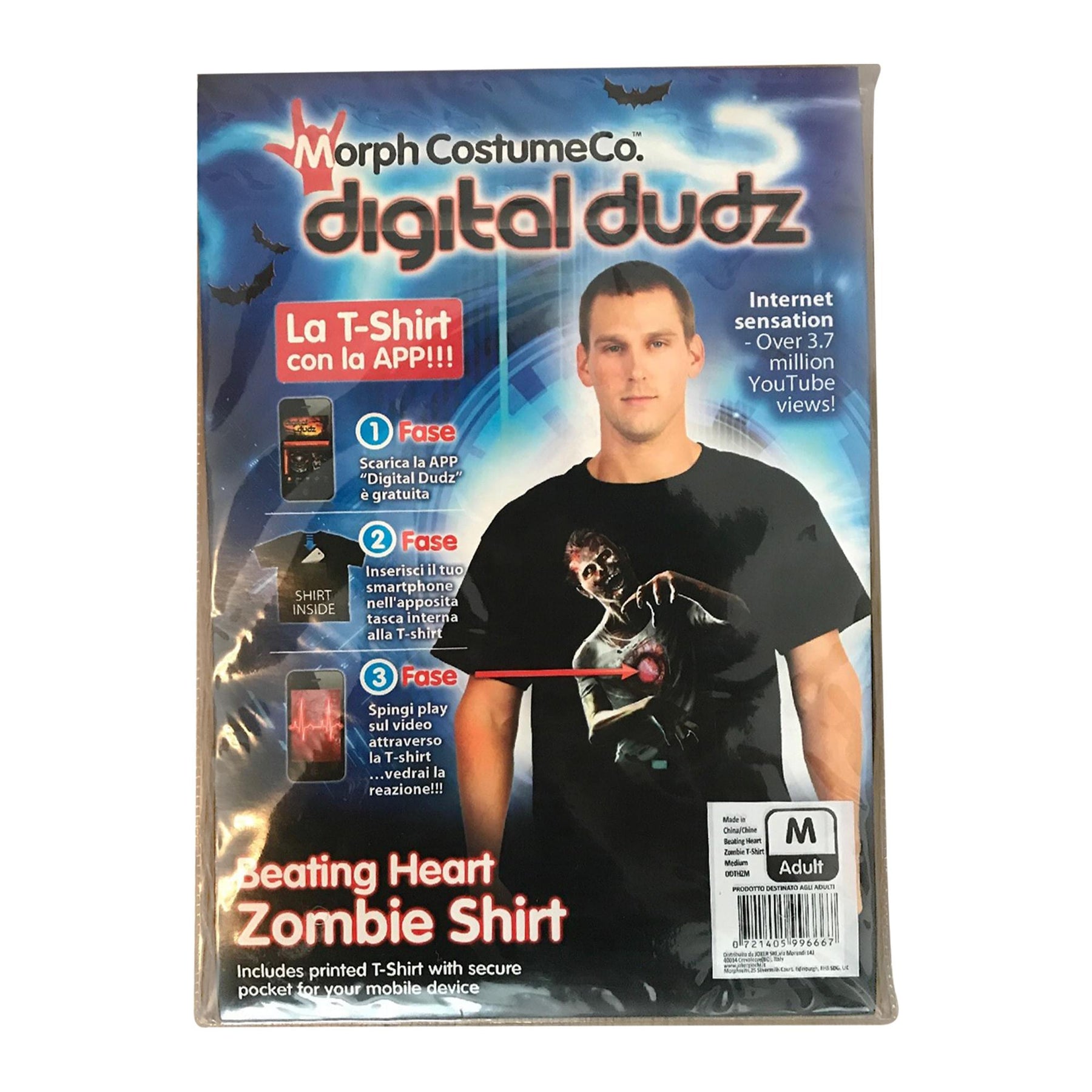 Digital Dudz Beating Heart Zombie Adult T-Shirt