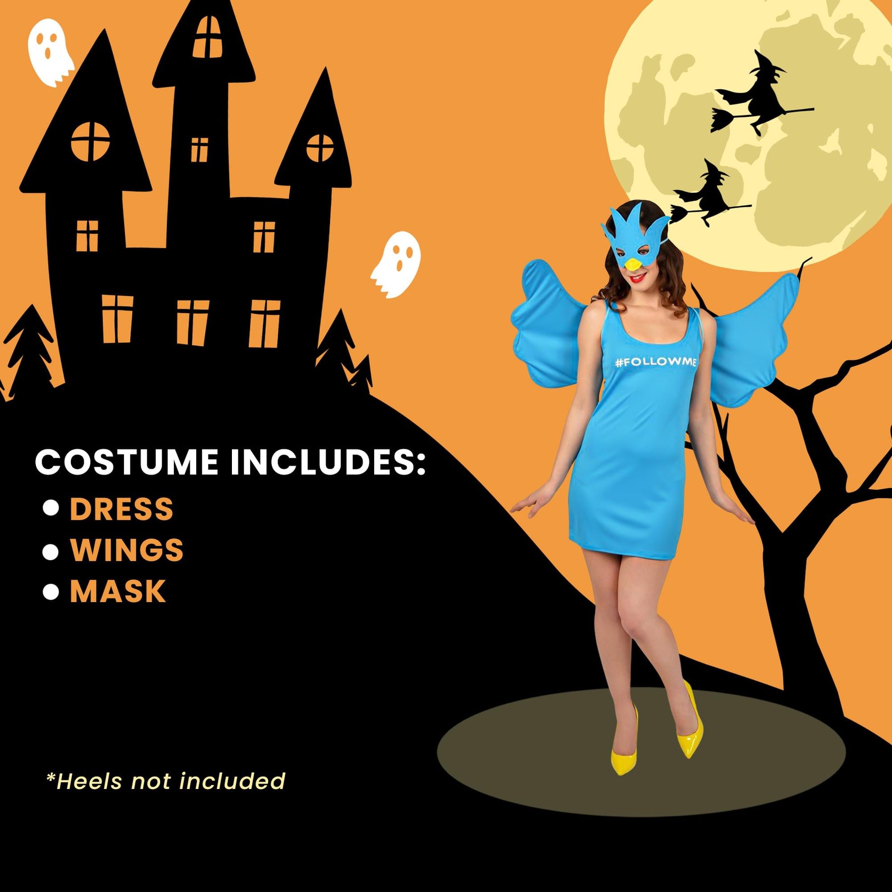 Adult Social Media Queen Morph Costume