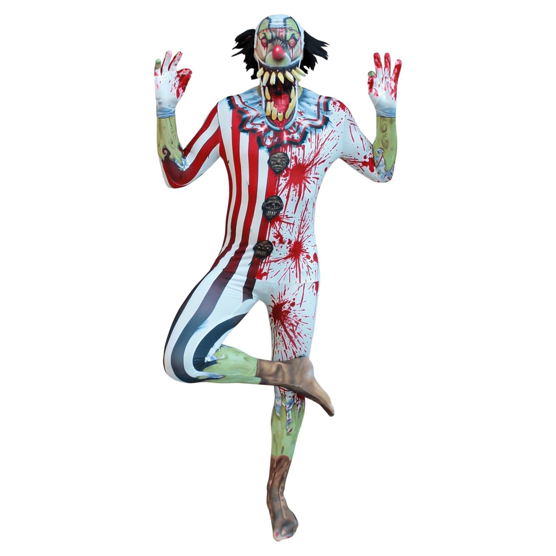 Clown Jaw Dropper Adult Costume Morphsuit