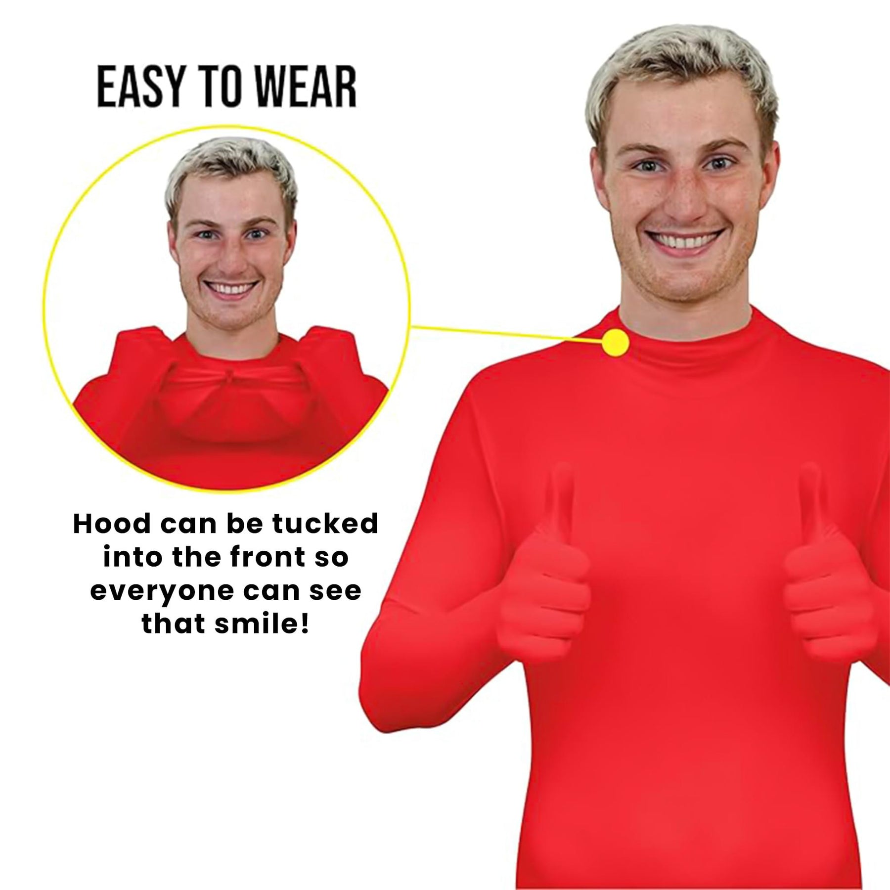 Red Adult Costume Morphsuit