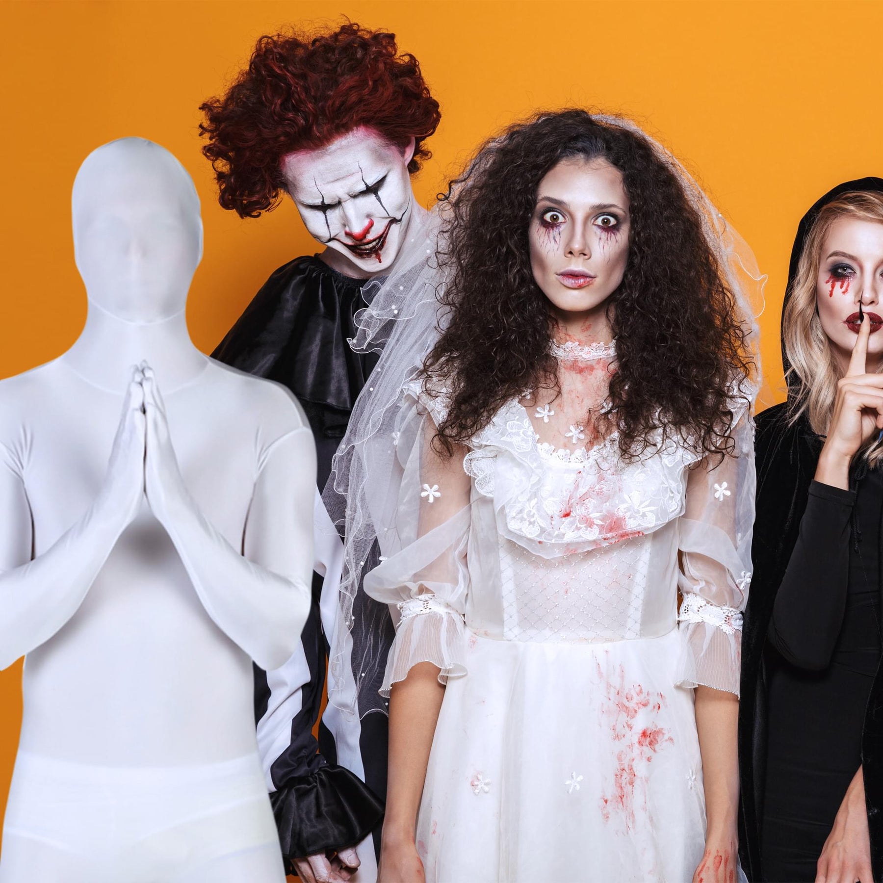 White Adult Costume Morphsuit