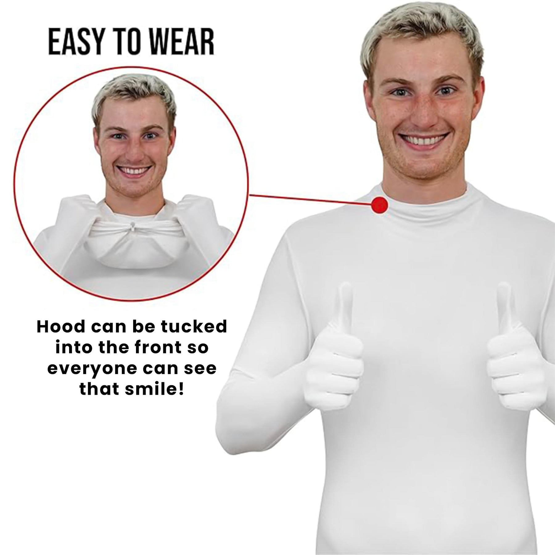 White Adult Costume Morphsuit