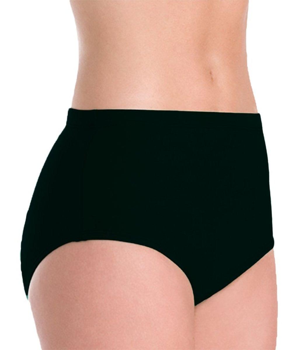 Bodywrappers Women's Nylon Briefs, Black