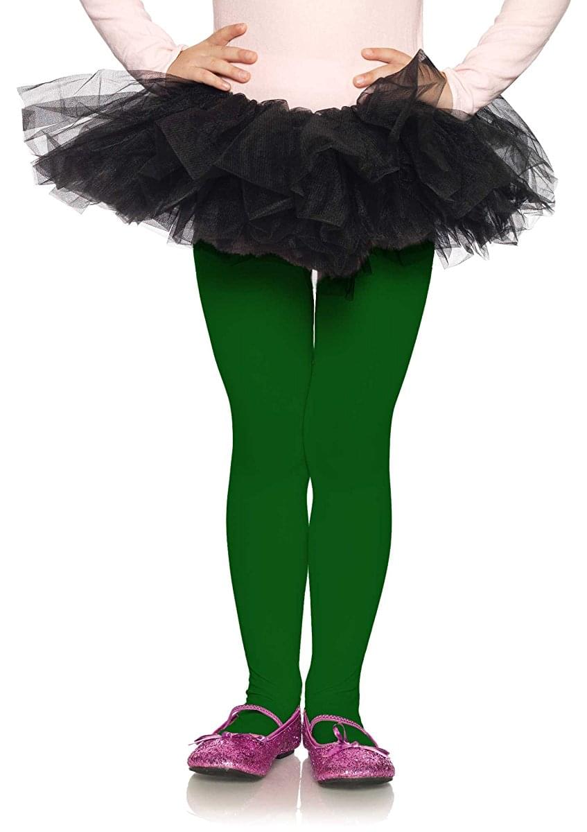 Girl Costume Tights, Green