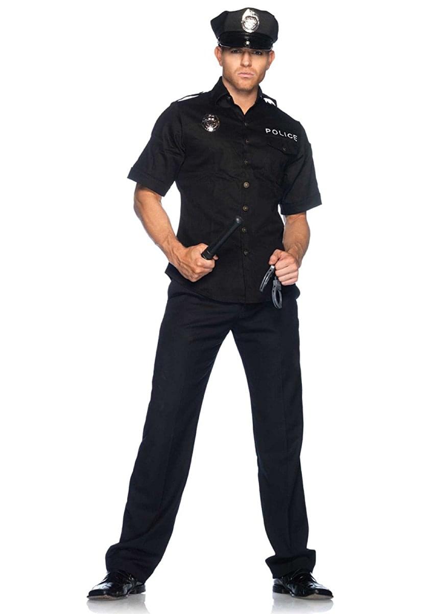 Policeman 4 Piece Adult Costume