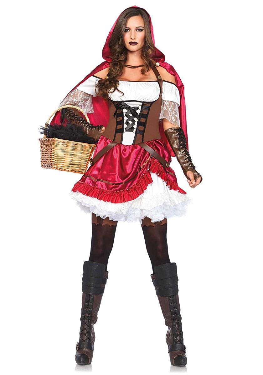 Rebel Riding Hood 2-Piece Women's Costume