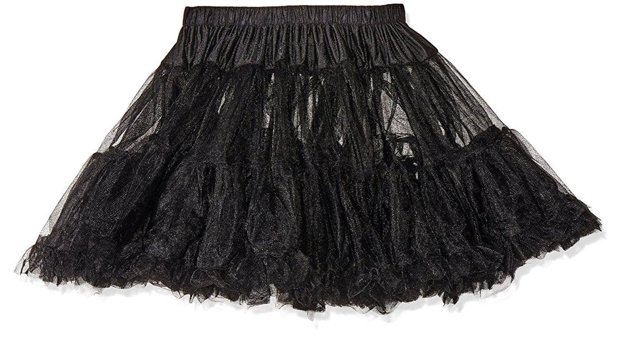 Women's Petticoat Dress, Black, One Size