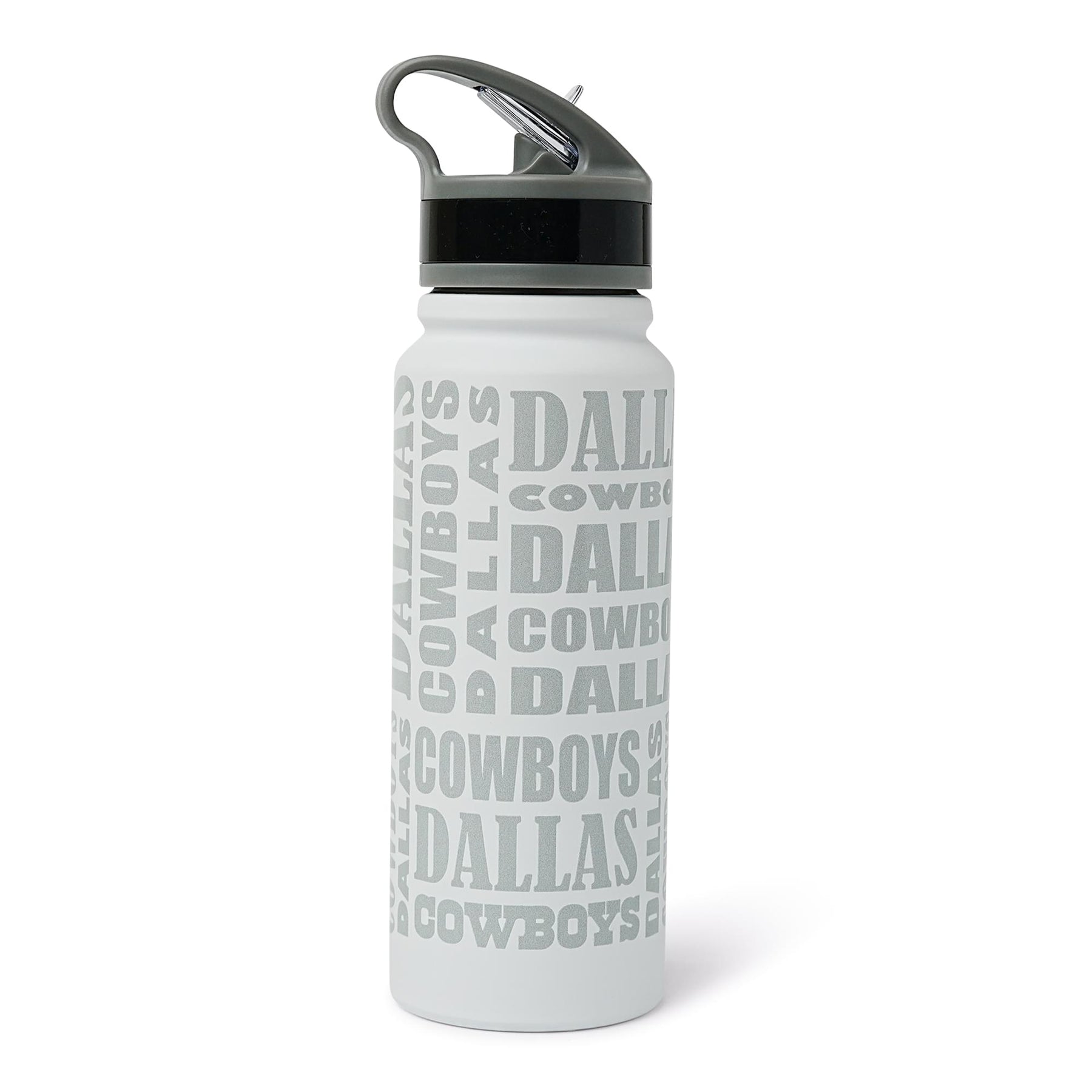 Dallas Cowboys Replay 25-Ounce Stainless Steel Flip-Top NFL Water Bottle