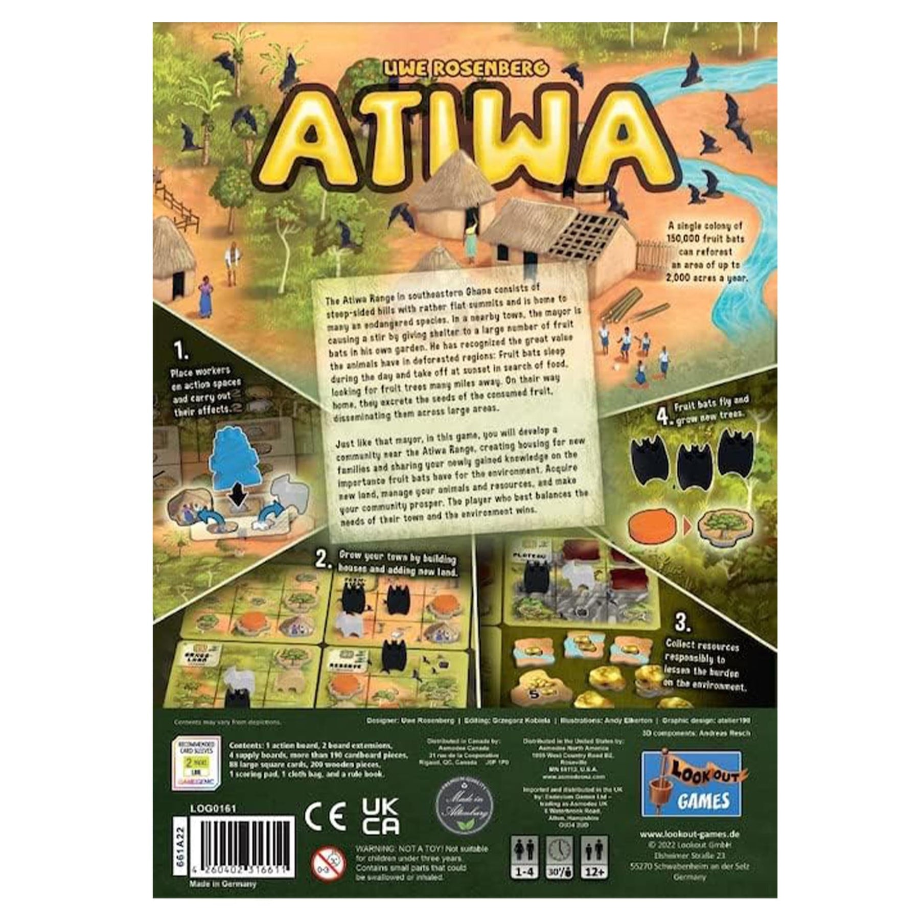 Atiwa Fruit Bat Farming Strategy Board Game