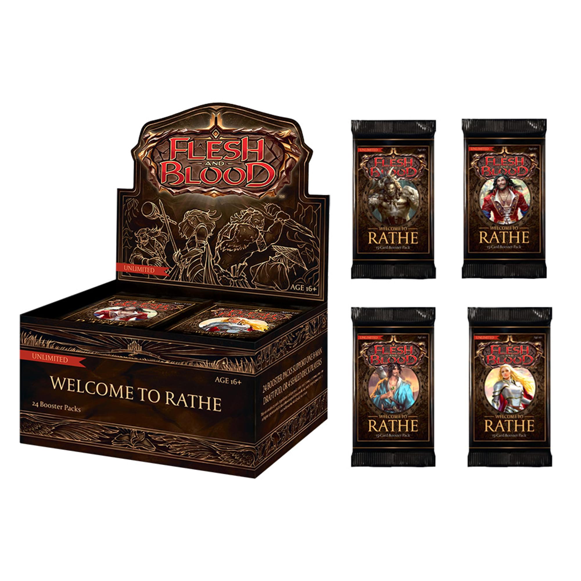 Flesh and Blood Welcome to Rathe Booster Box (Unlimited) Flesh and Blood Welcome to Rathe Booster Box (Unlimited)