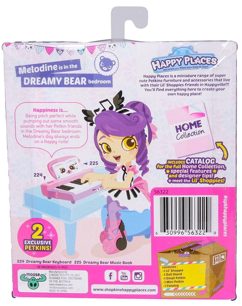 Shopkins Happy Places Single Pack Dreamy Bear Melodine