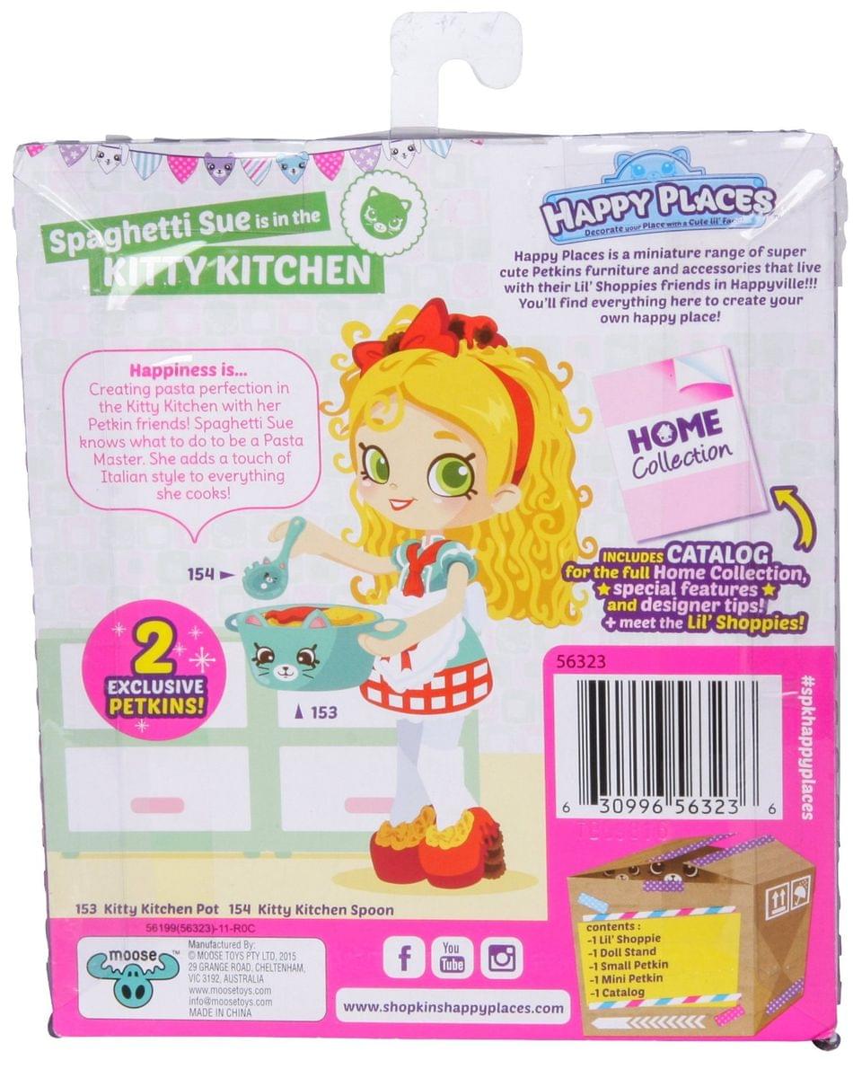 Shopkins Happy Places Single Pack Kitty Kitchen Spaghetti Sue