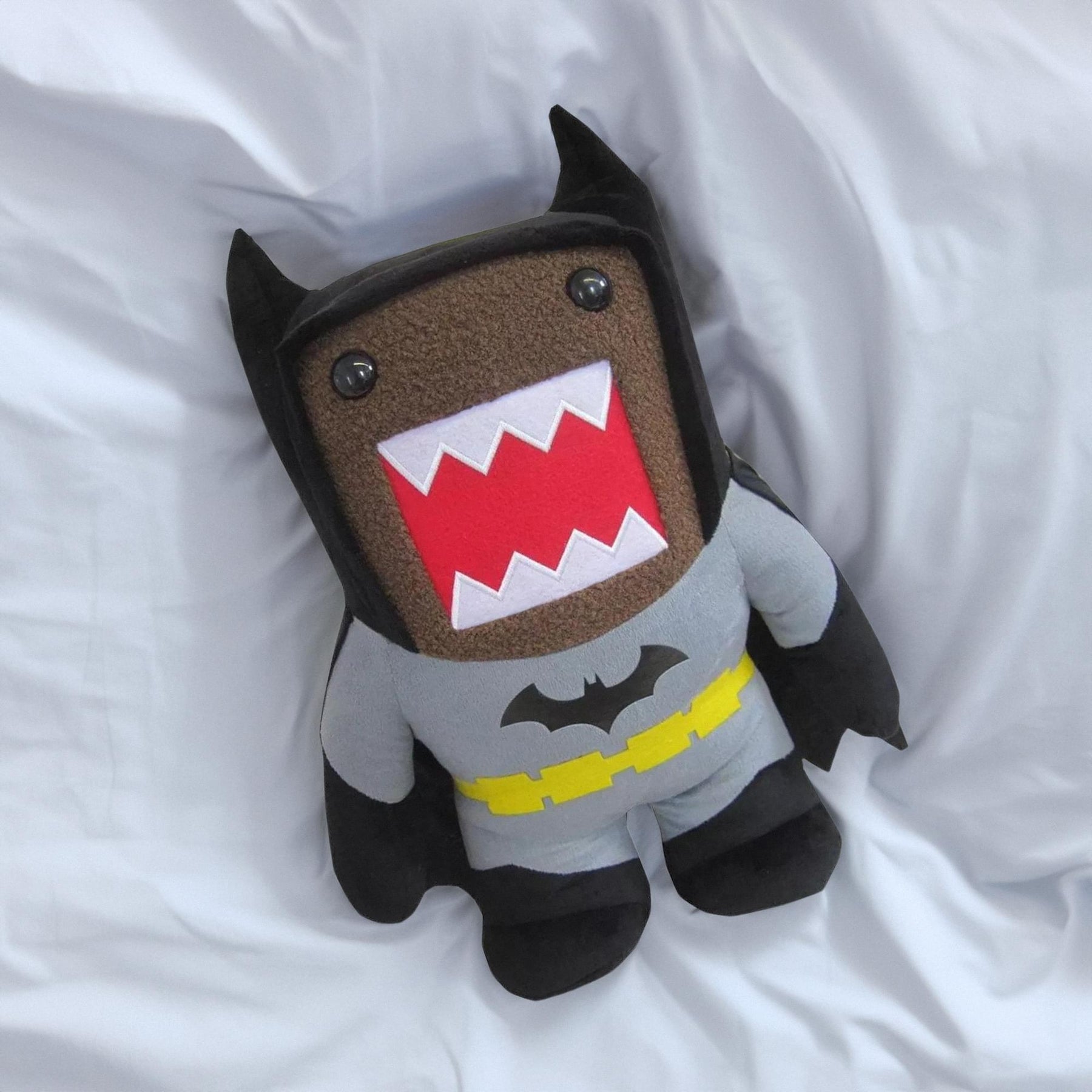 Domo 16.5" Plush: Batman Black Uniform Domo