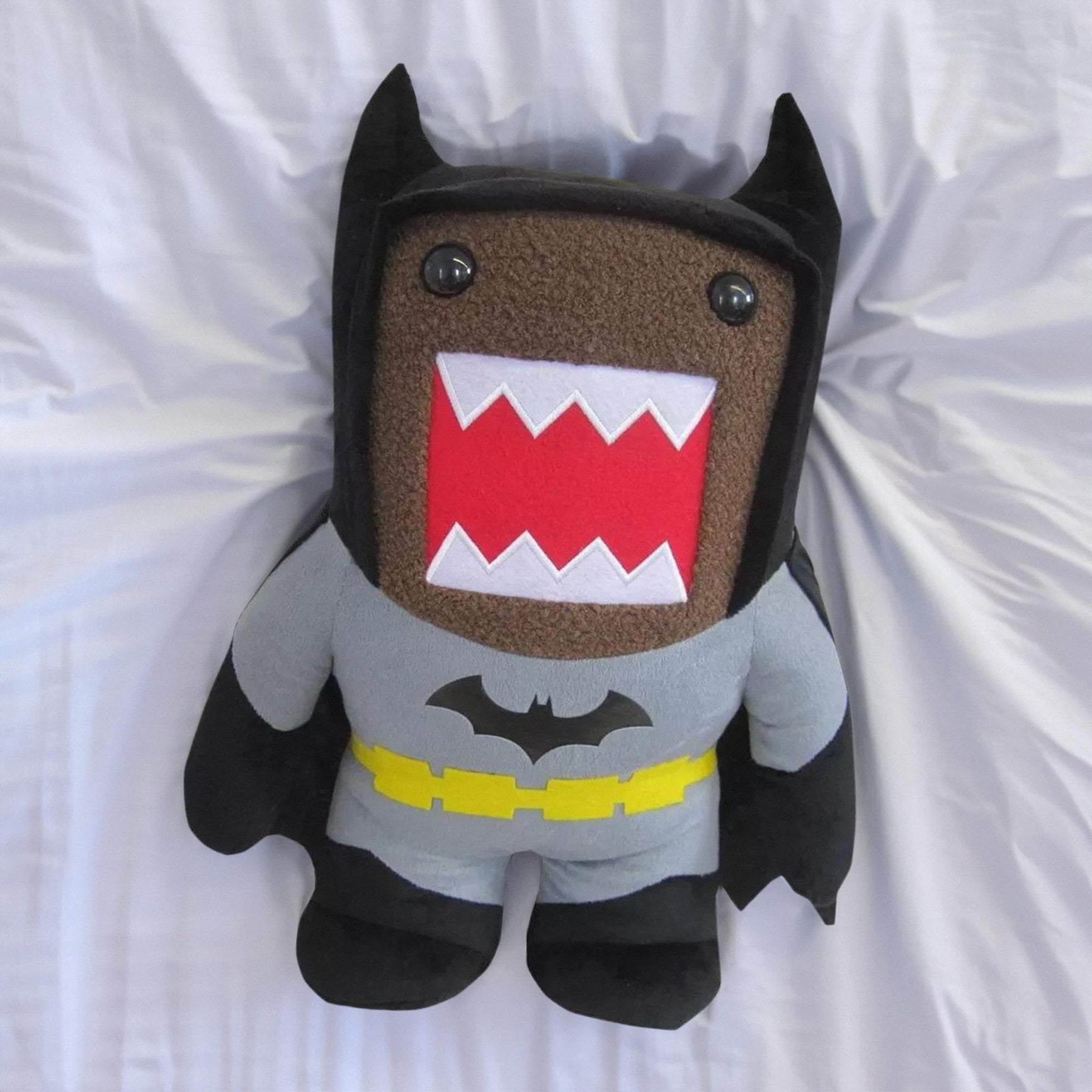 Domo 16.5" Plush: Batman Black Uniform Domo