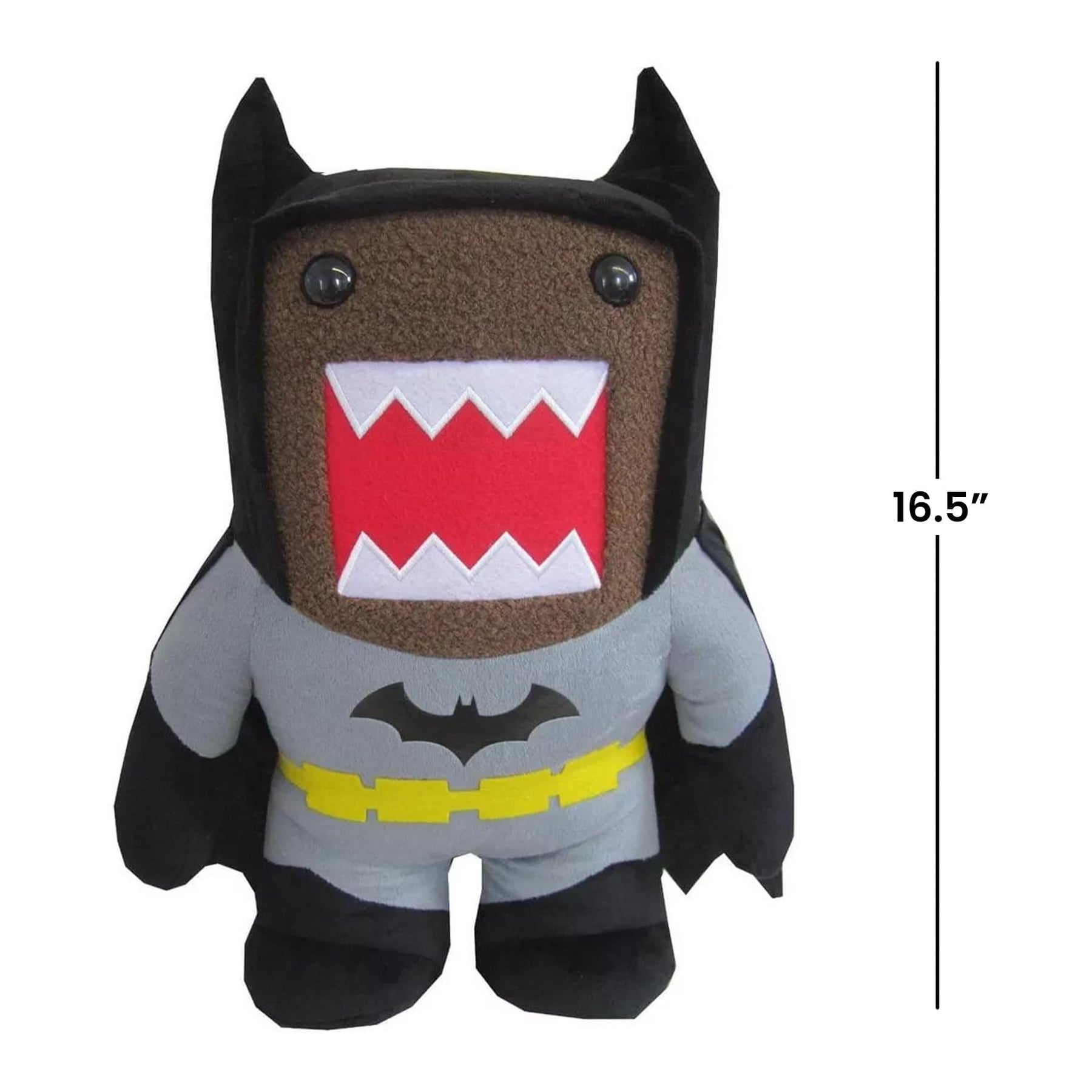 Domo 16.5" Plush: Batman Black Uniform Domo