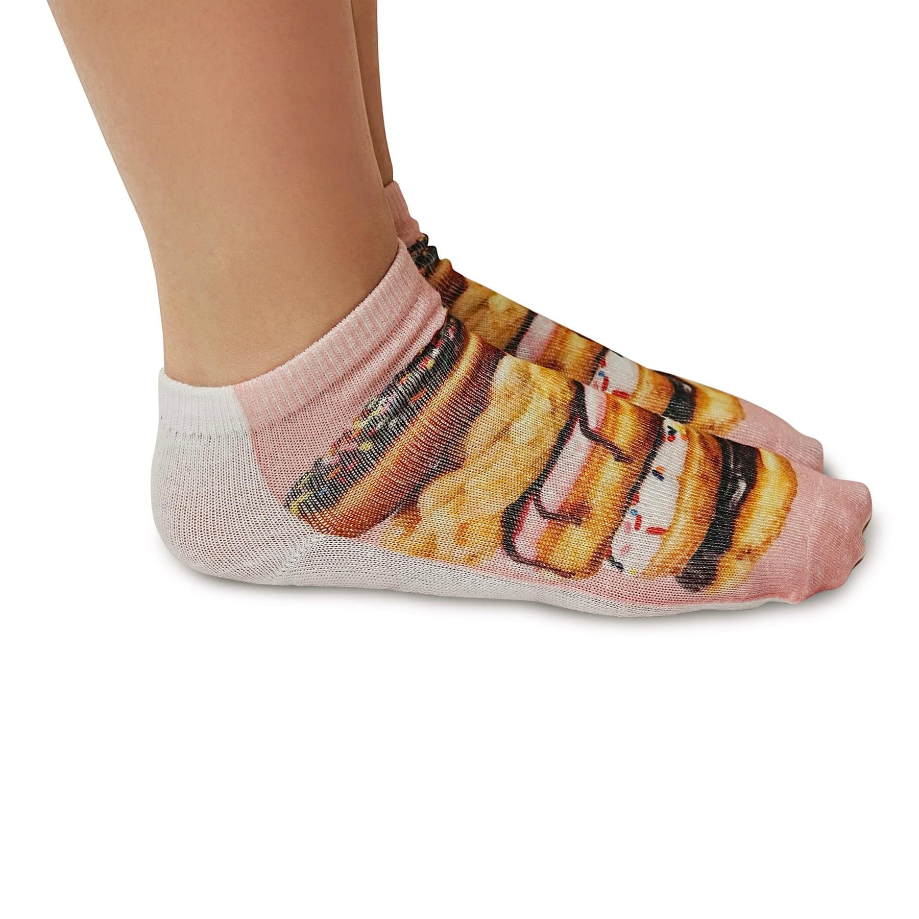 Stacked Donuts Photo Print Ankle Socks