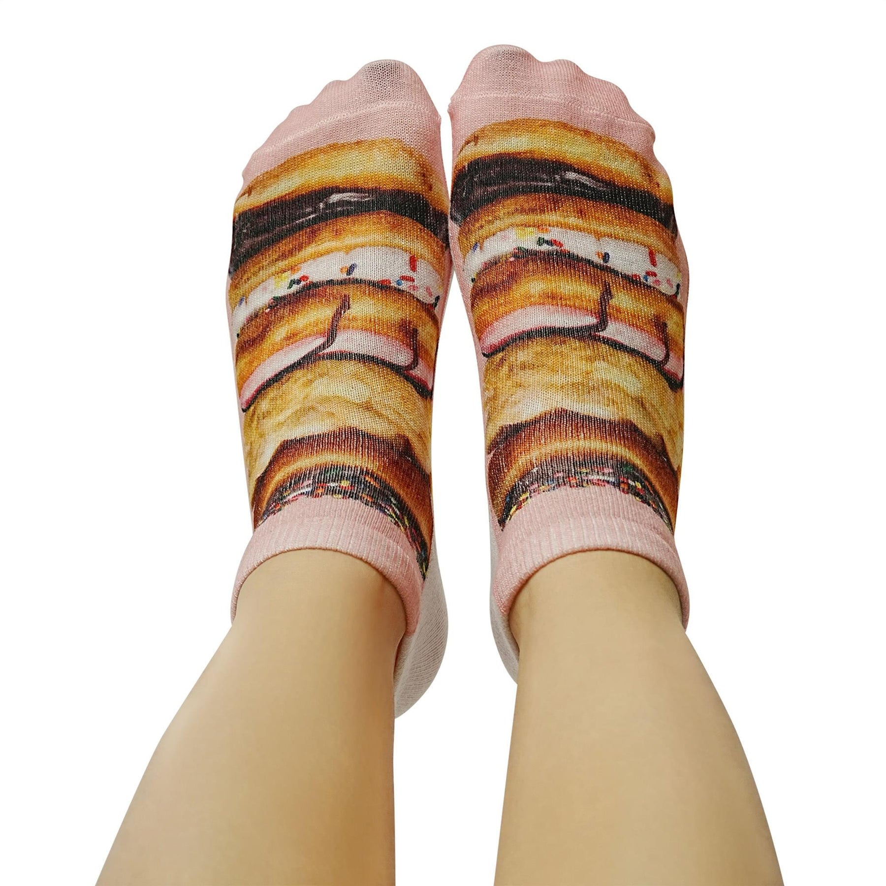 Stacked Donuts Photo Print Ankle Socks