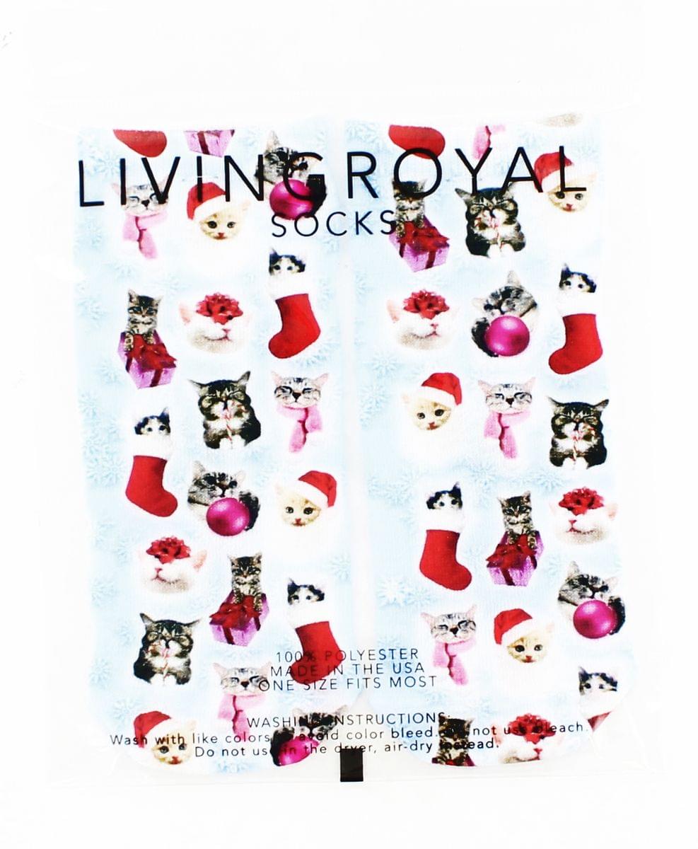 Christmas Kitties Ankle Socks