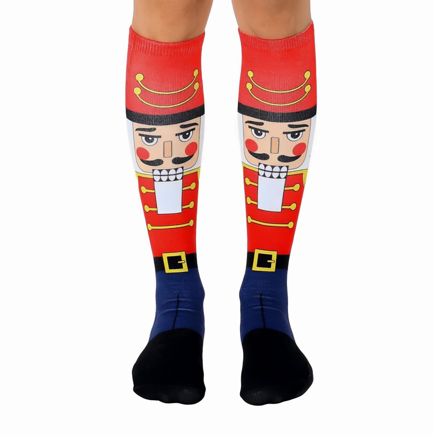 Christmas Nutcrackers Knee High Socks