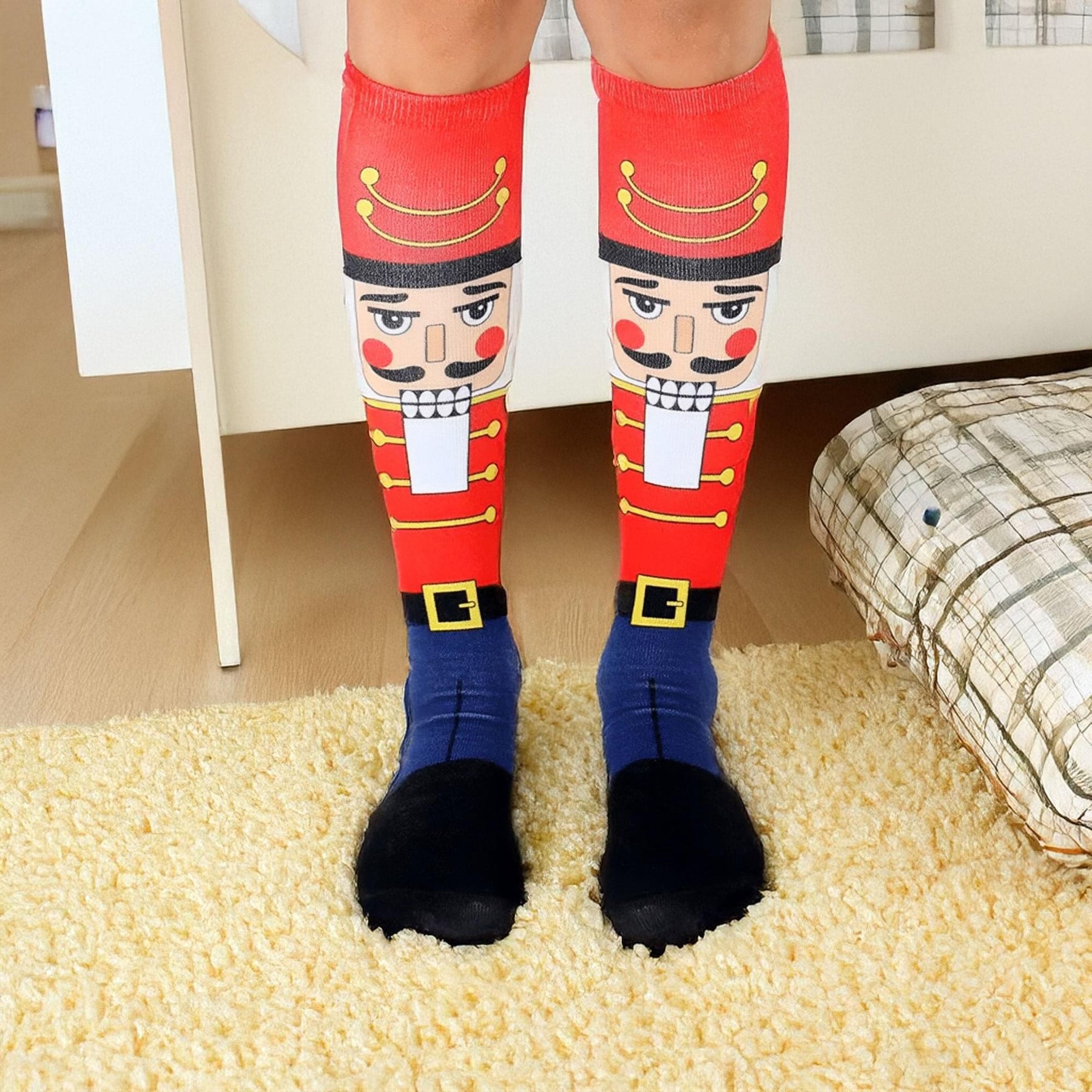 Christmas Nutcrackers Knee High Socks