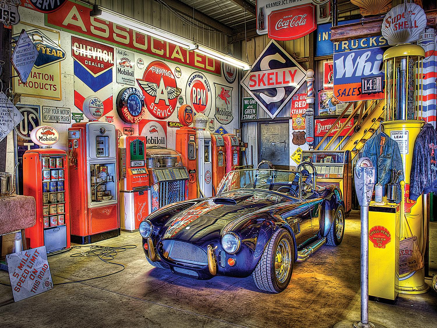 Jewel of the Garage 750 Piece Jigsaw Puzzle