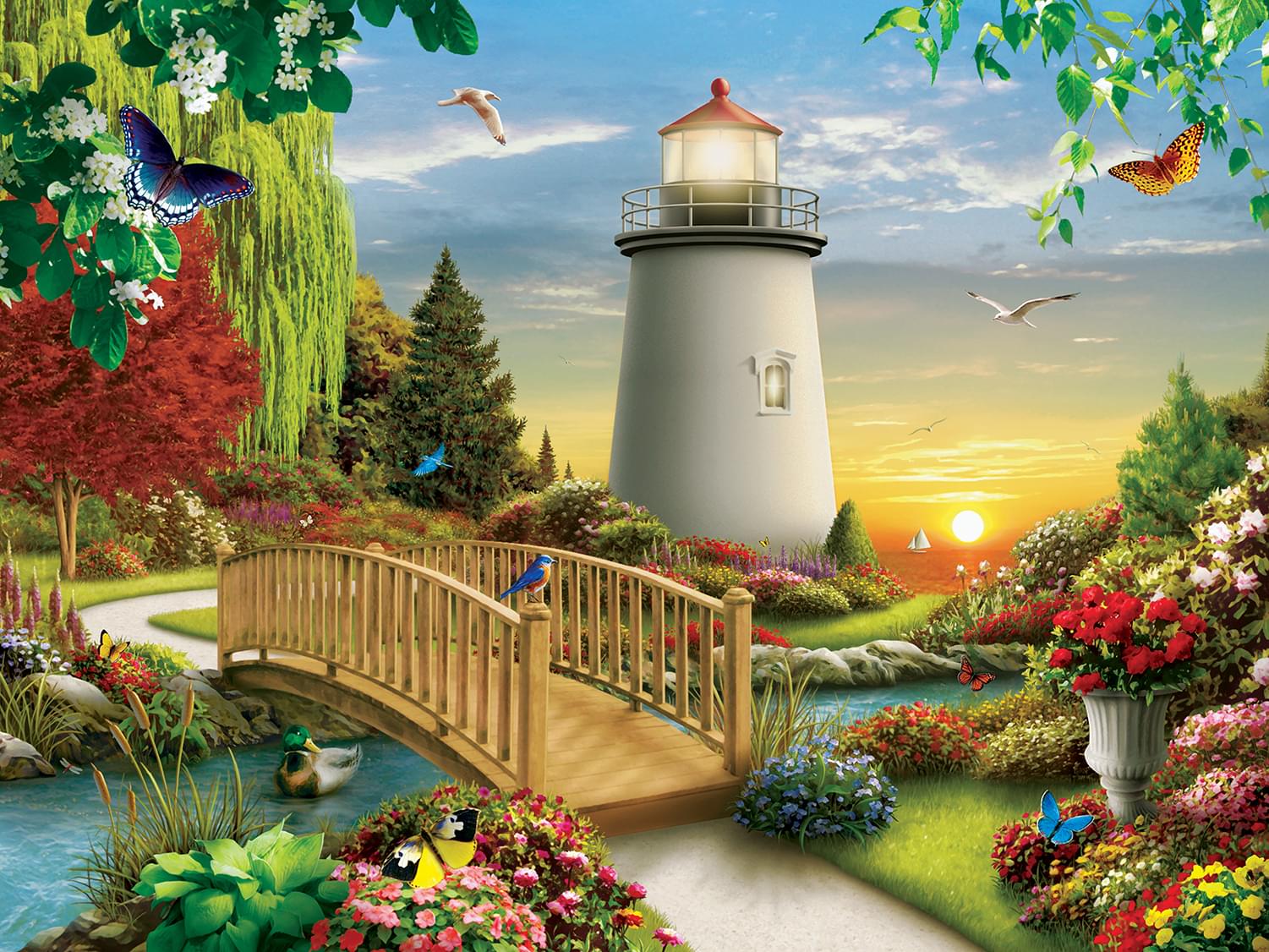 Dawn of Light 750 Piece Jigsaw Puzzle