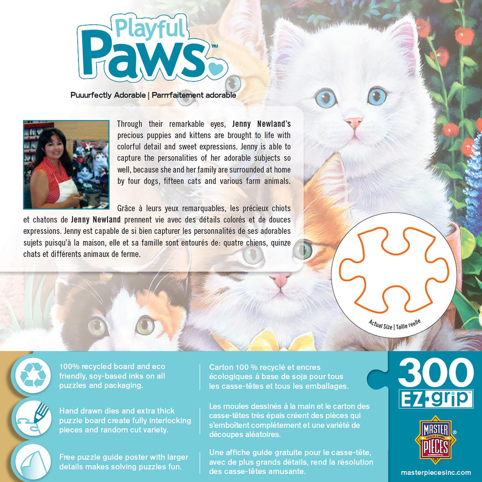 Purrfectly Adorable 300 Piece Large EZ Grip Jigsaw Puzzle