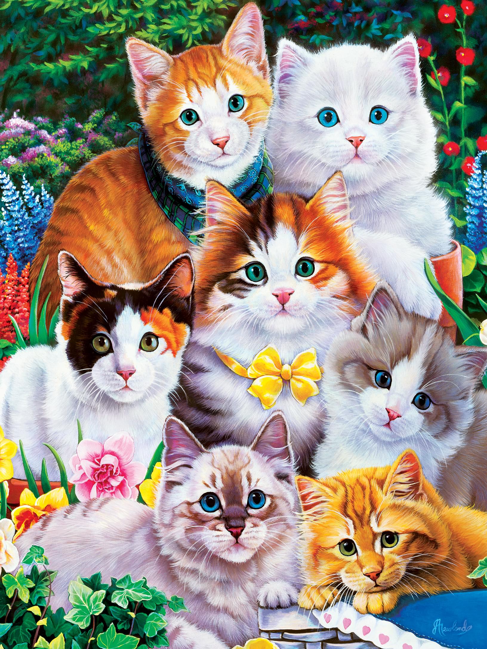 Purrfectly Adorable 300 Piece Large EZ Grip Jigsaw Puzzle