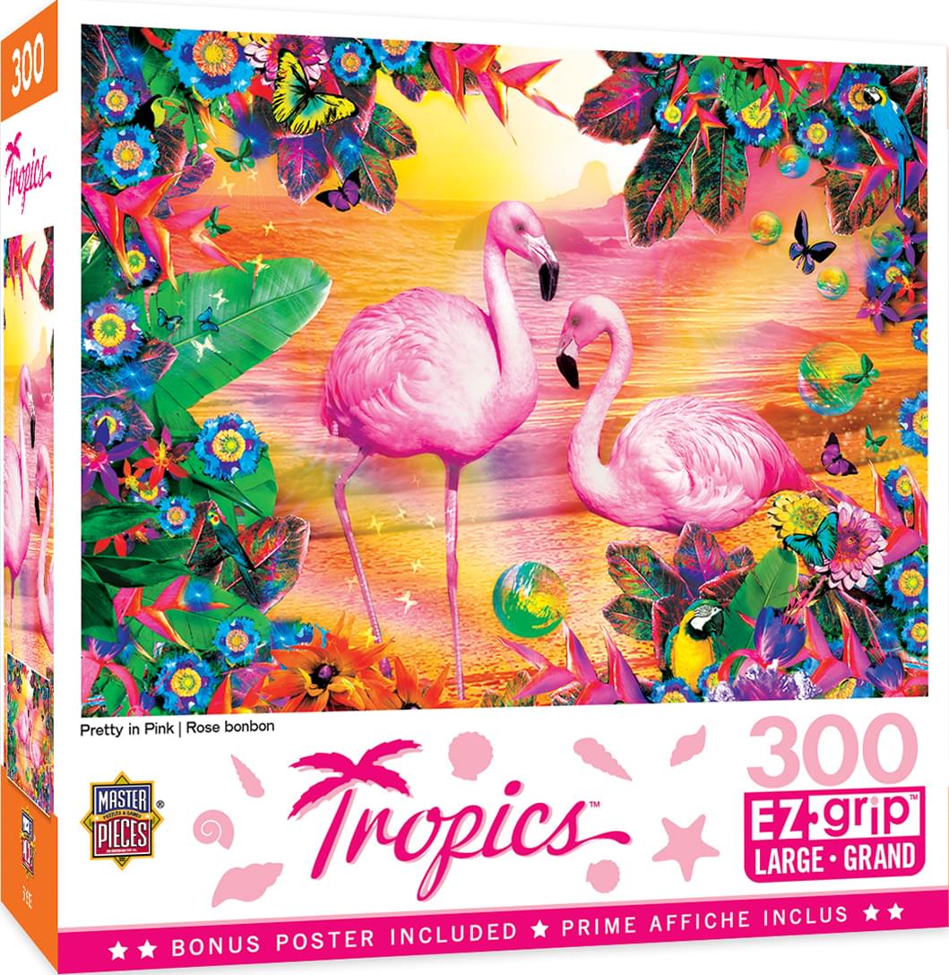 Pretty in Pink 300 Piece Large EZ Grip Jigsaw Puzzle